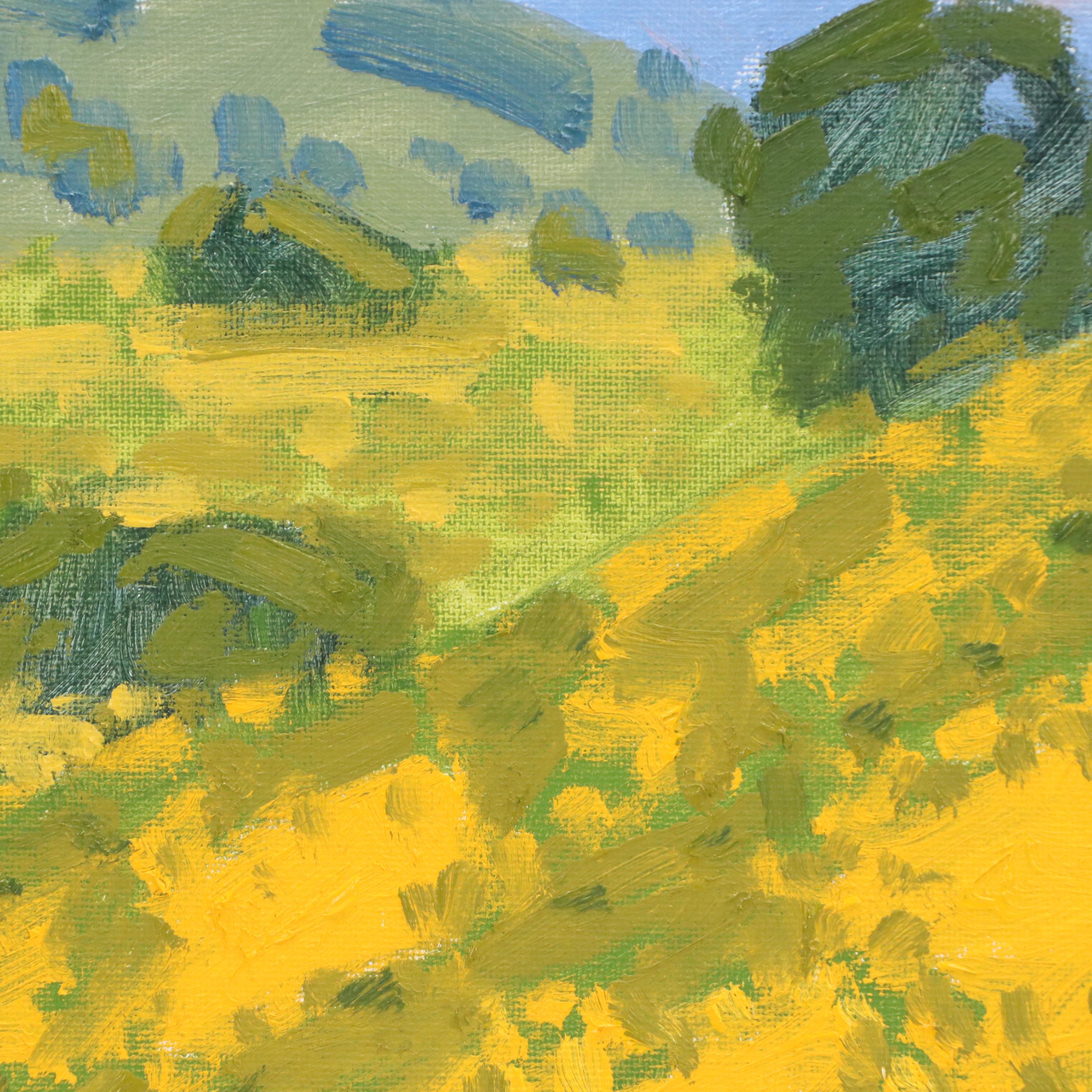 Marc A. Graison Landscape Oil Painting "Valley Oaks," 2024