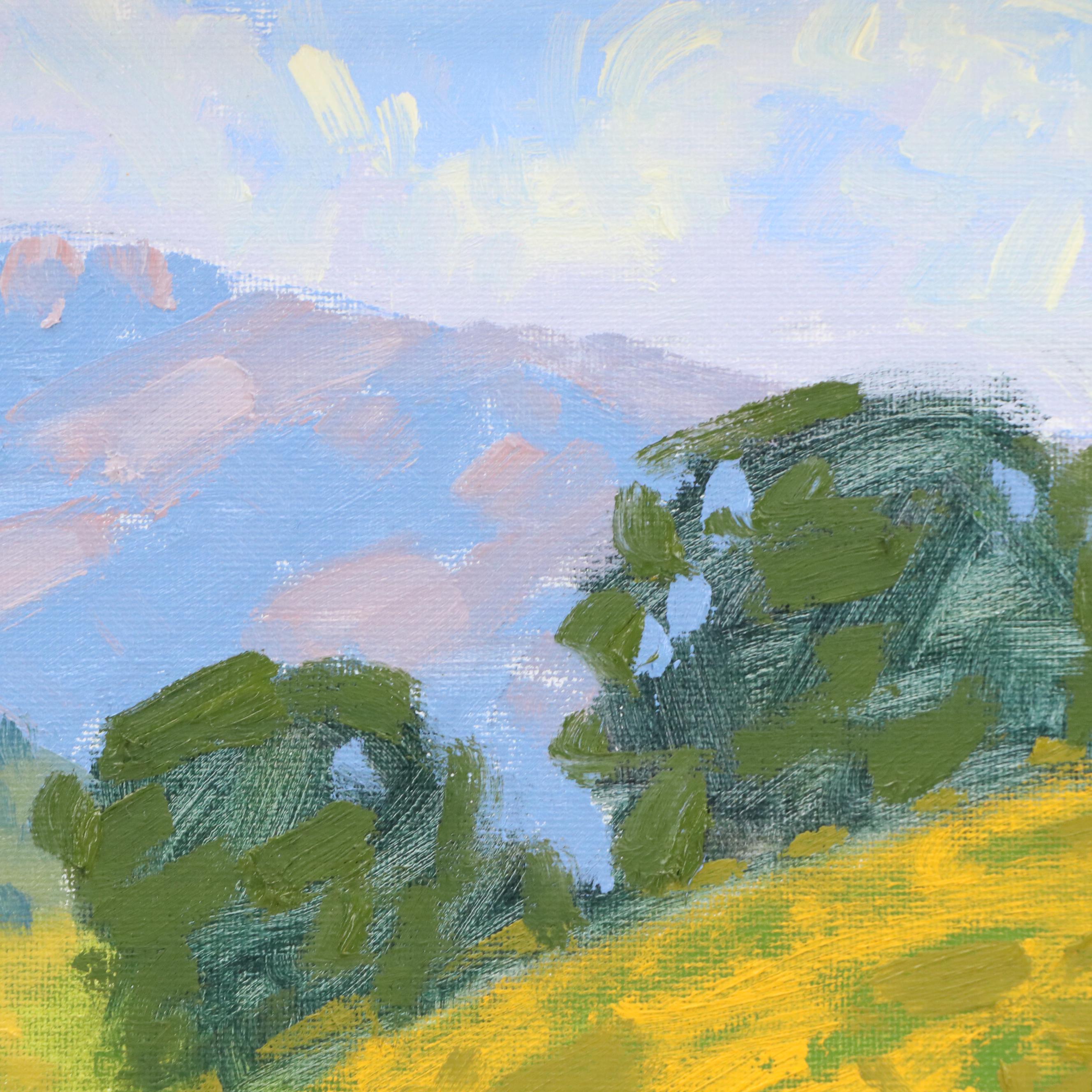 Marc A. Graison Landscape Oil Painting "Valley Oaks," 2024