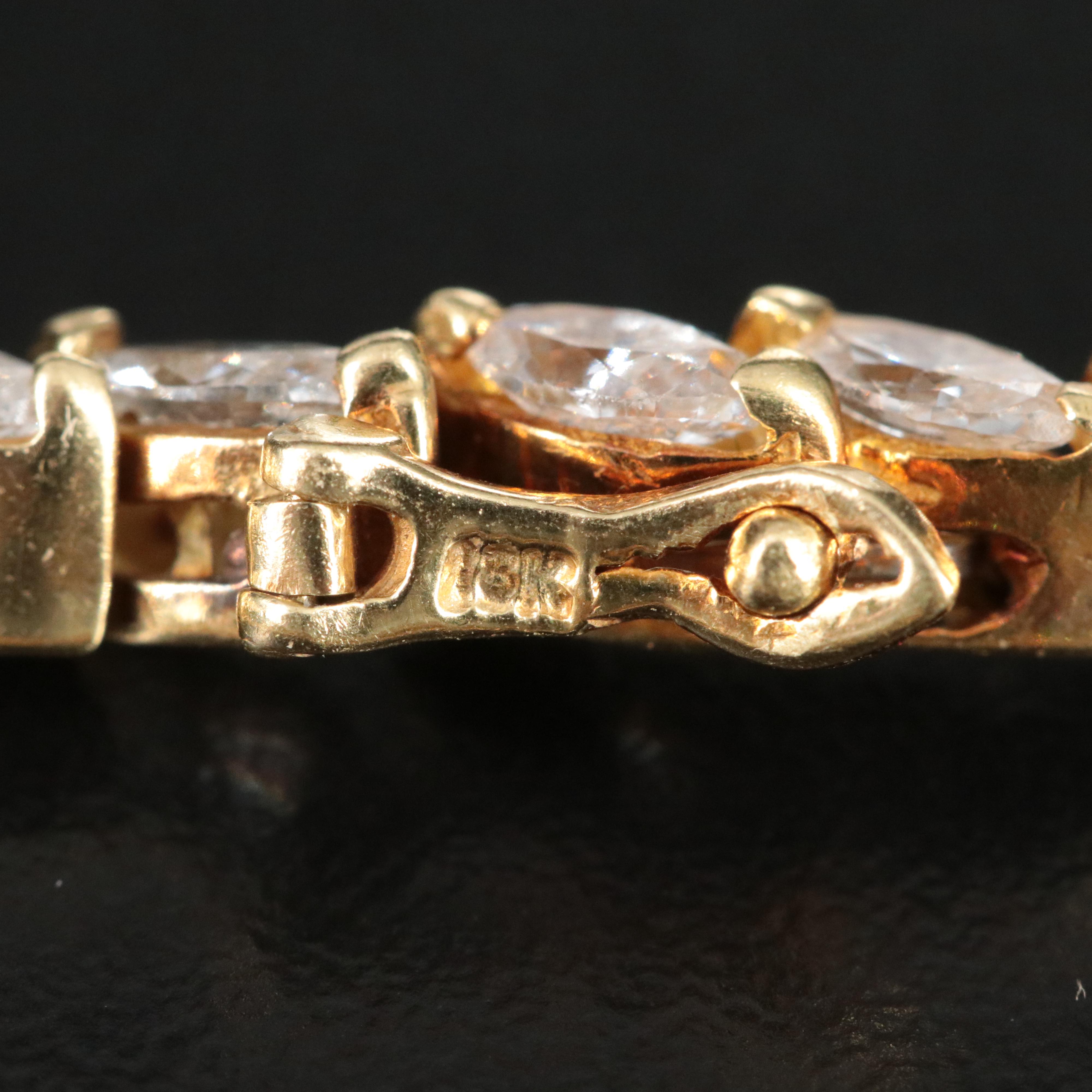 18K 6.14 CTW Diamond Line Bracelet