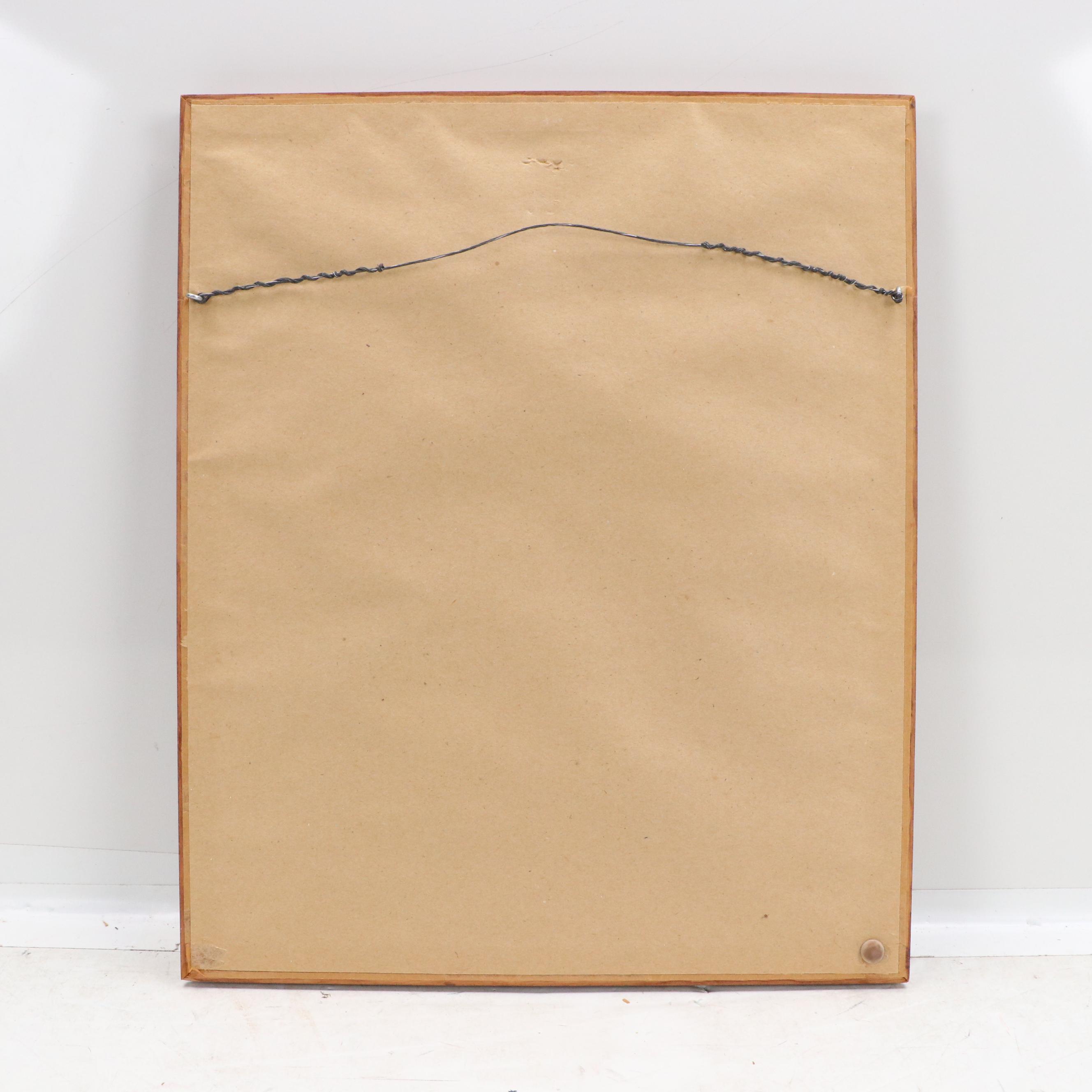 S. Reeves Offset Lithograph of Rabbits, Late 20th Century