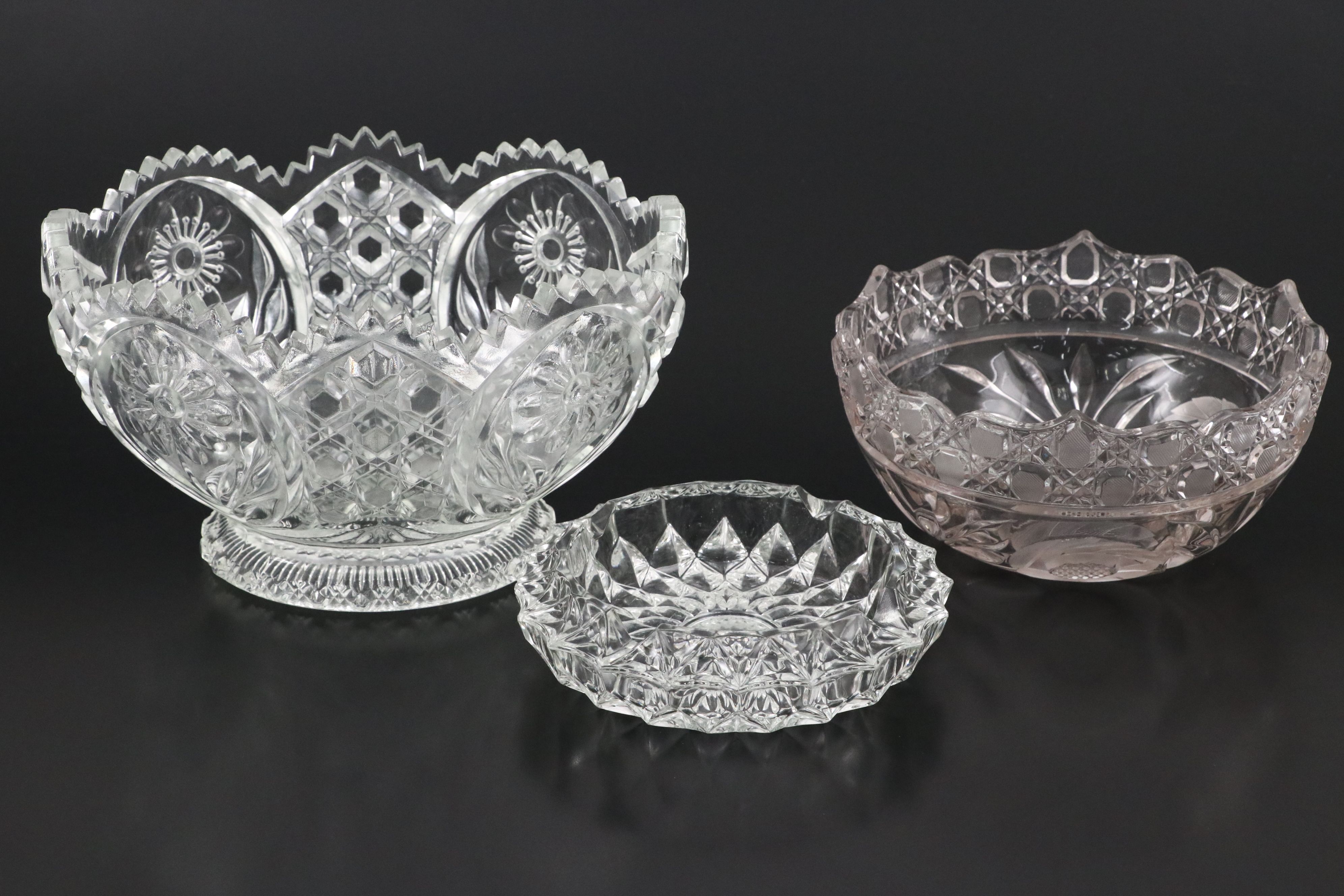 Fifth Avenue Crystal Carafe with Other Pitchers and Bowls