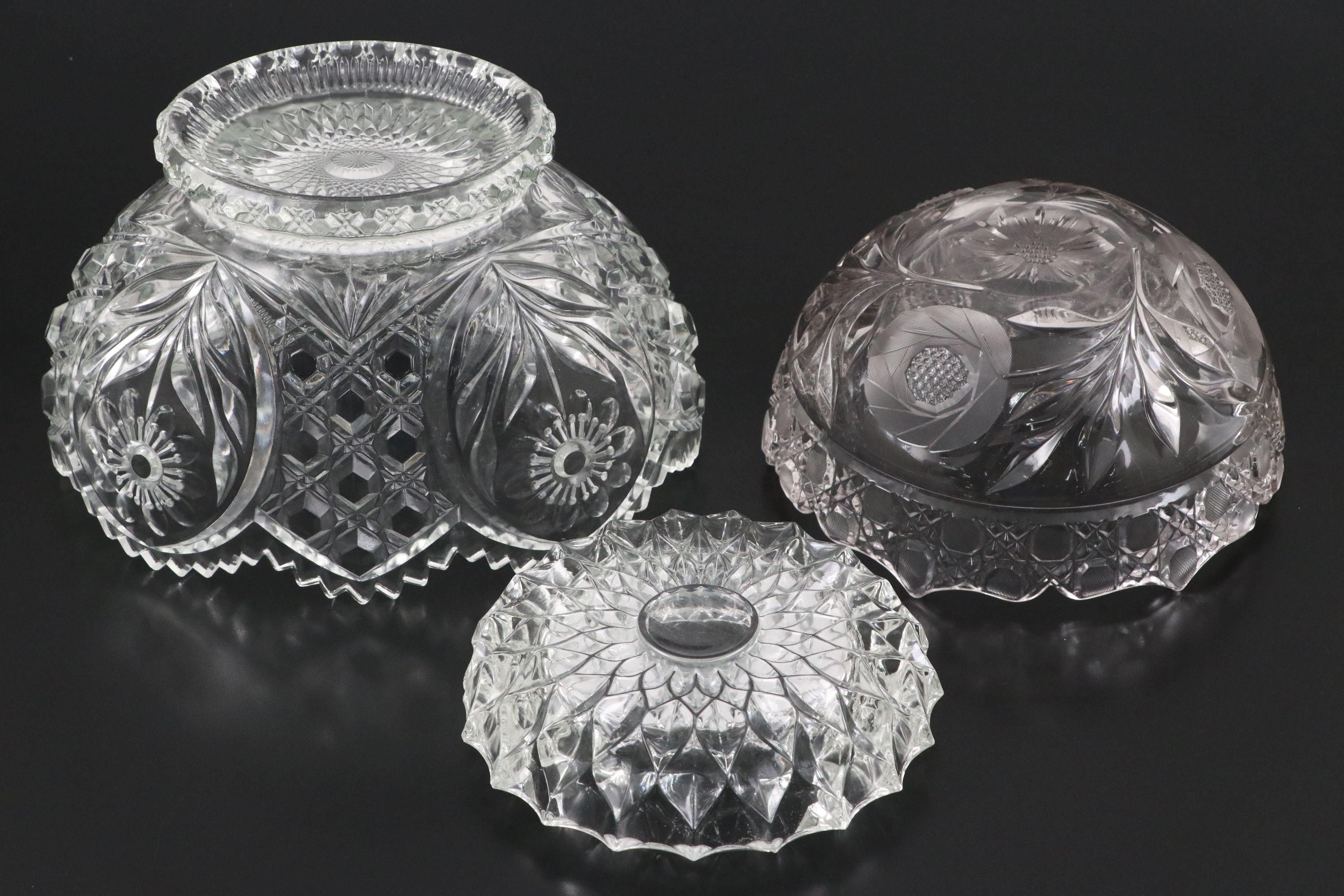 Fifth Avenue Crystal Carafe with Other Pitchers and Bowls