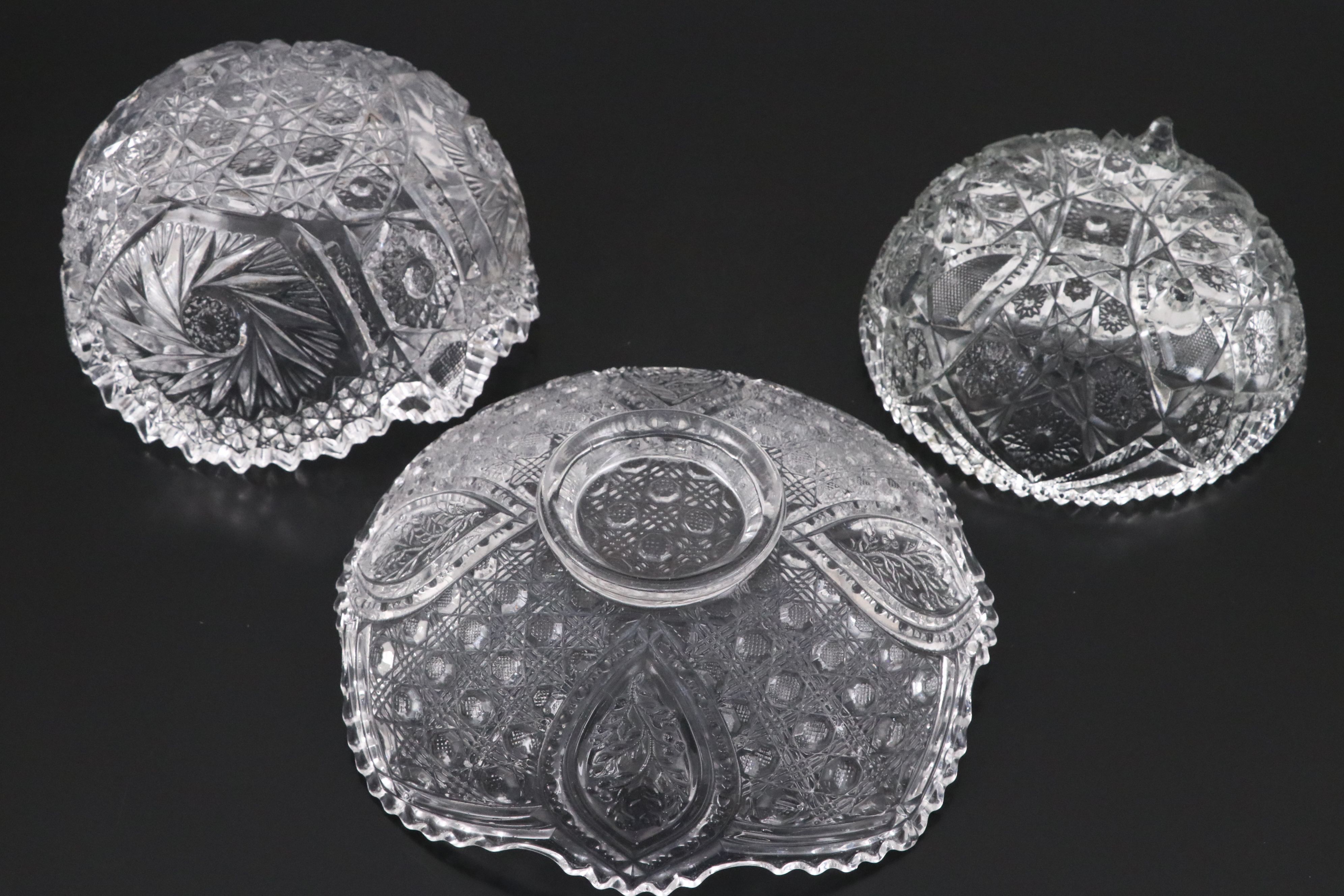 Fifth Avenue Crystal Carafe with Other Pitchers and Bowls