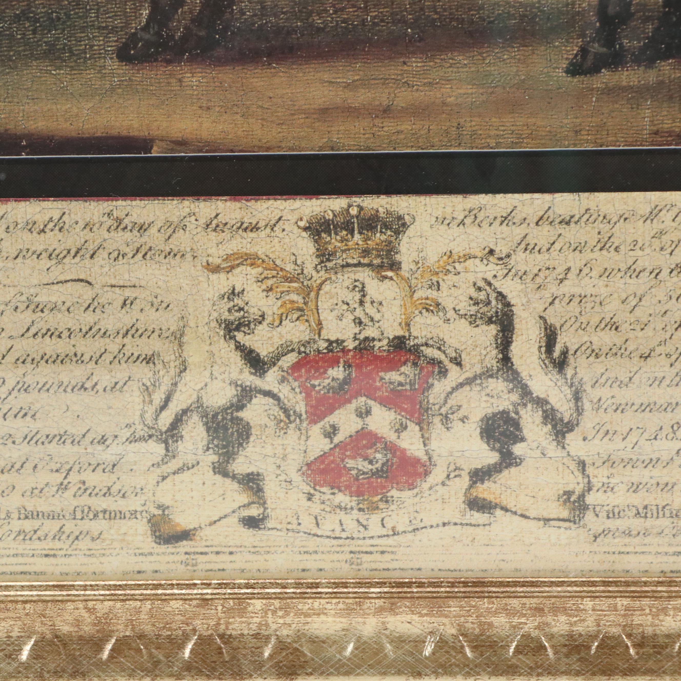 After John Nost Sartorius Equine Offset Lithograph "Moorcock"