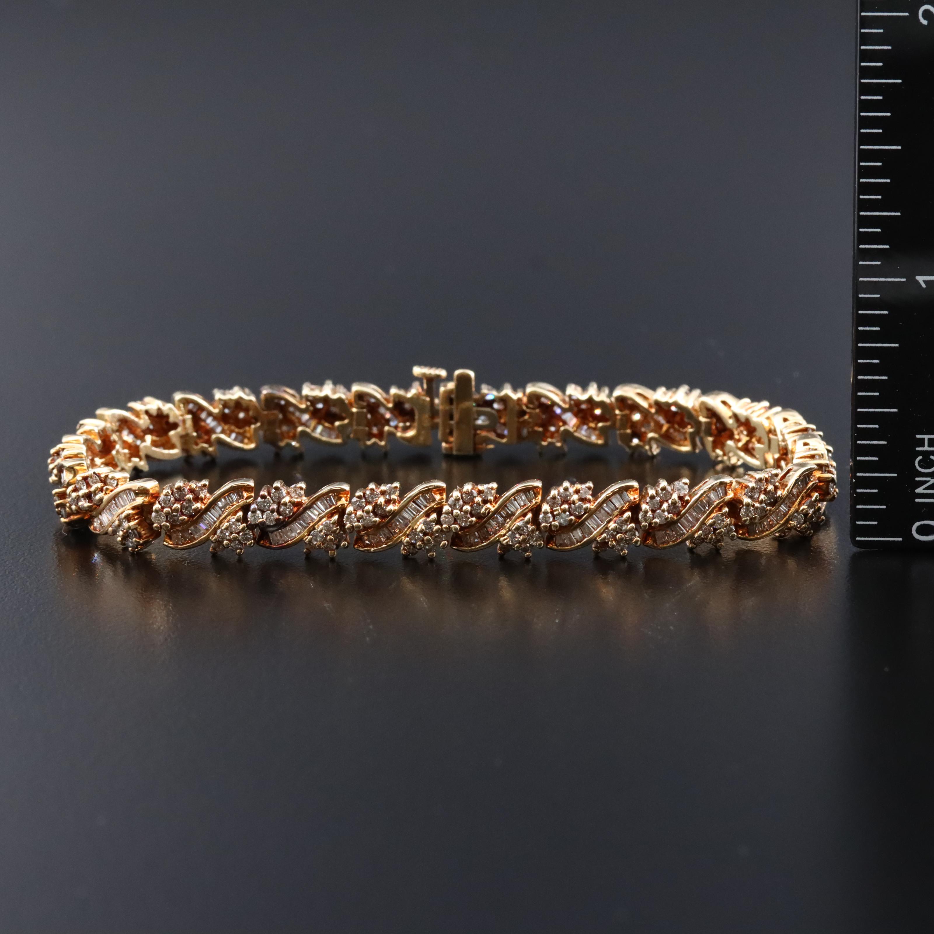 14K 5.26 CTW Diamond Bracelet