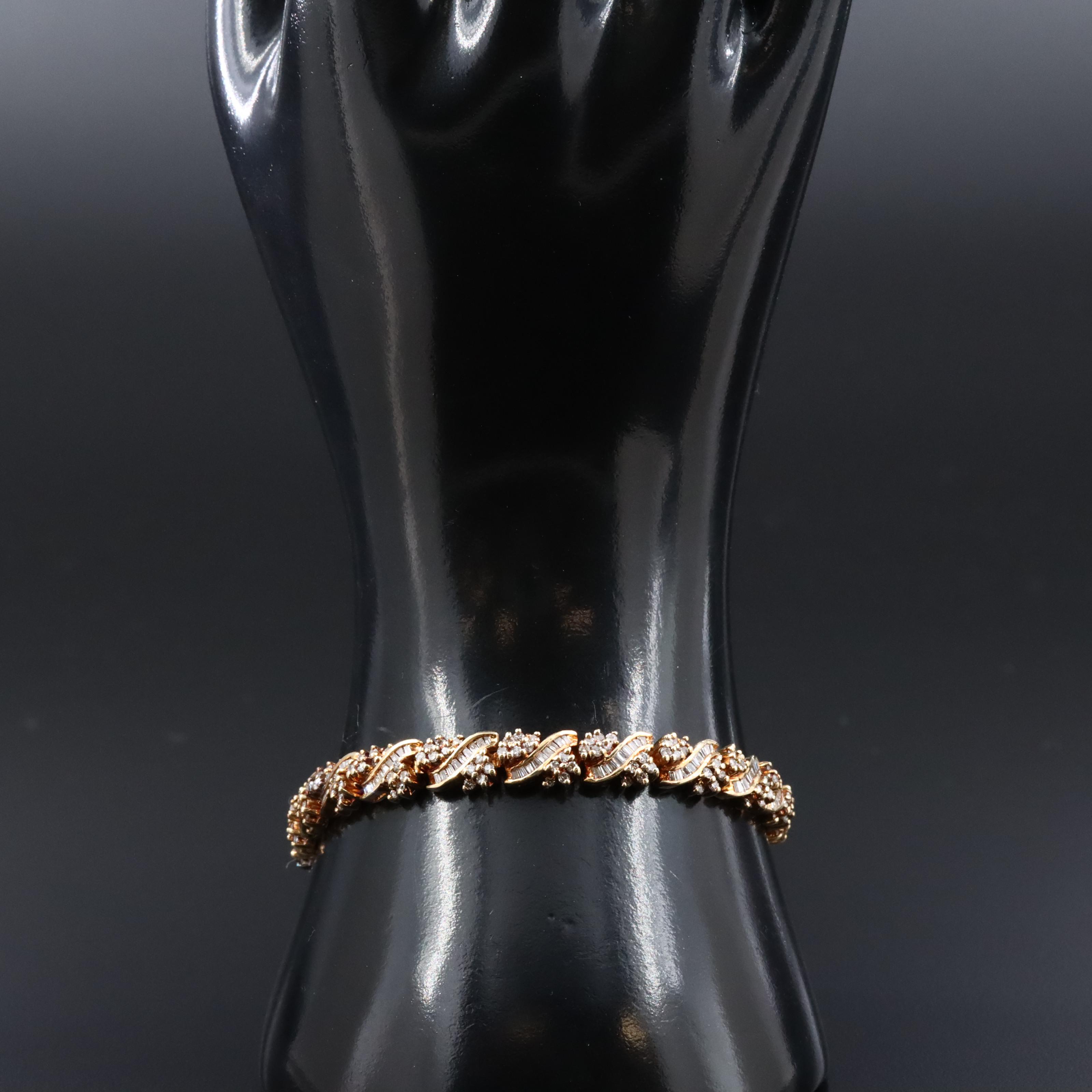 14K 5.26 CTW Diamond Bracelet