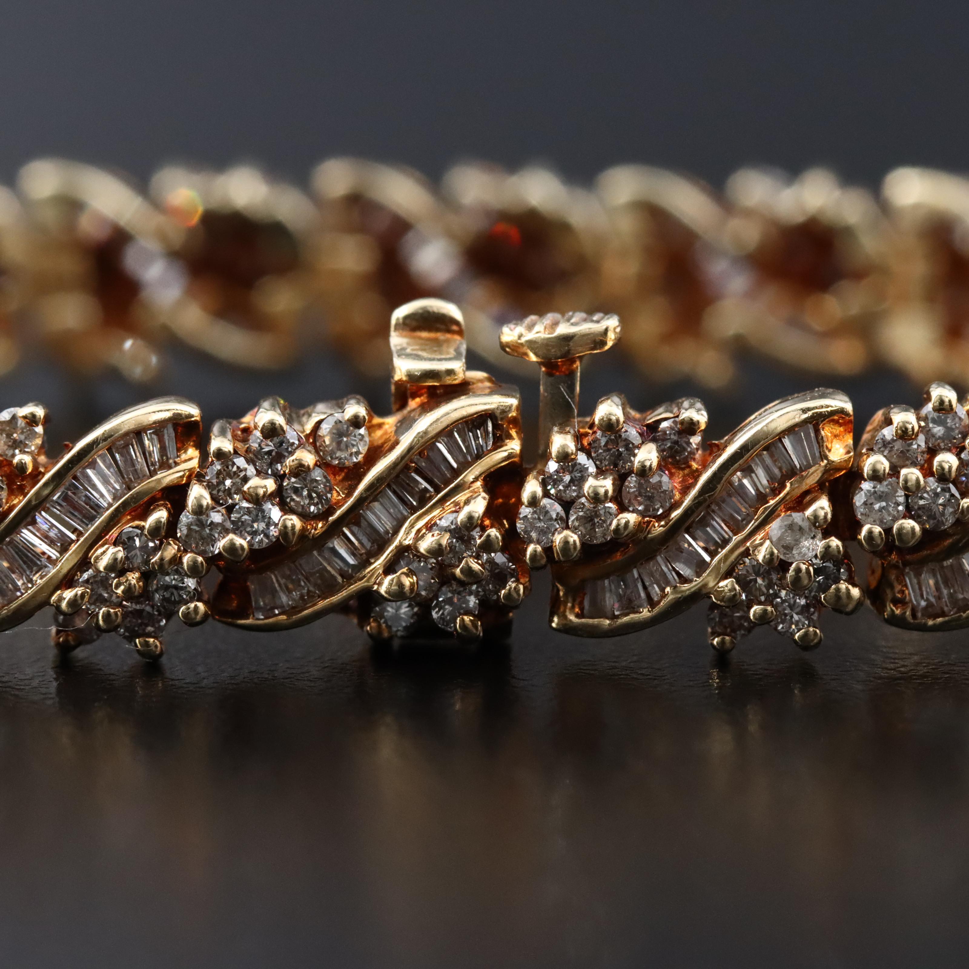 14K 5.26 CTW Diamond Bracelet