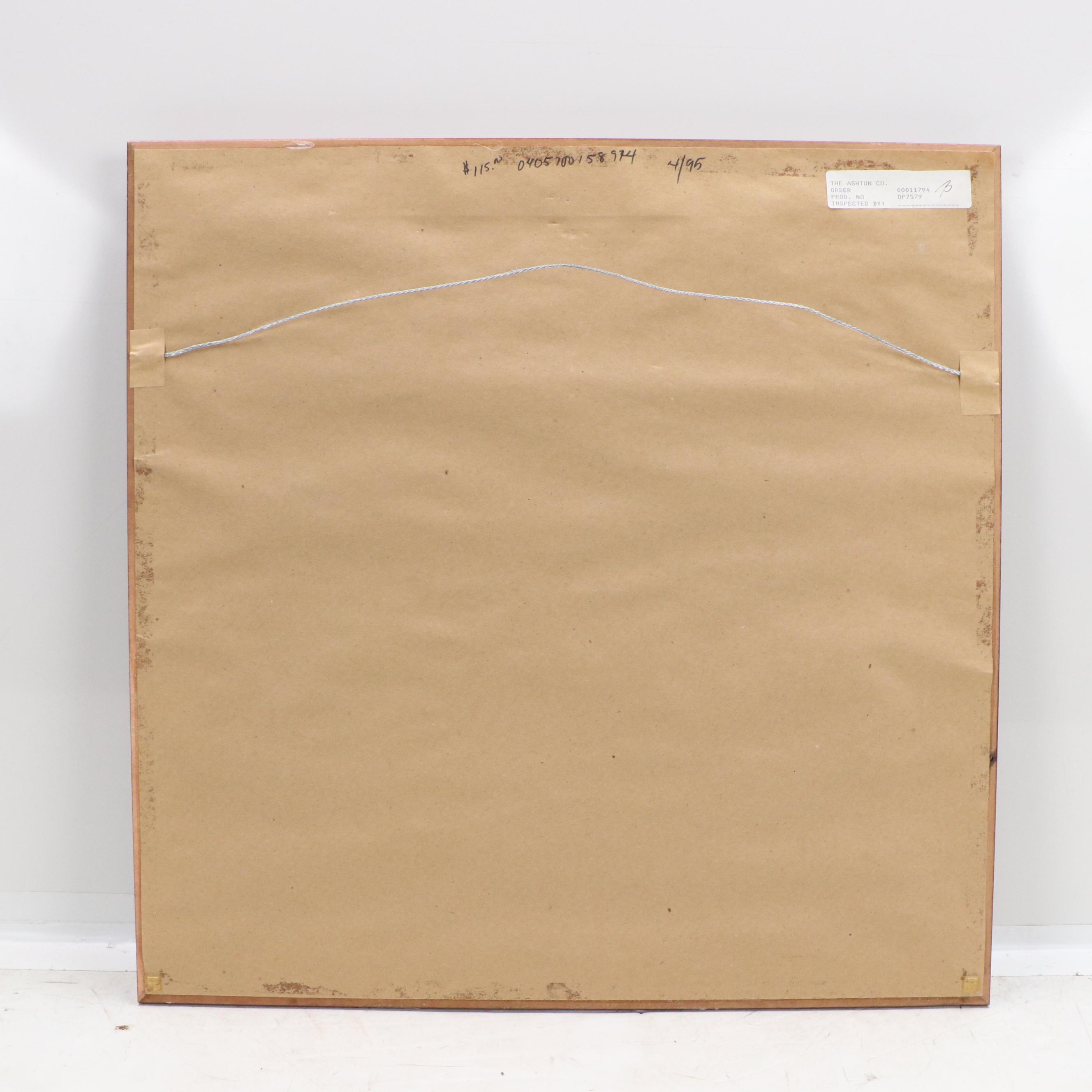 After Mary Beth Zeitz Equine Offset Lithograph "Horseman II," Late 20th Century