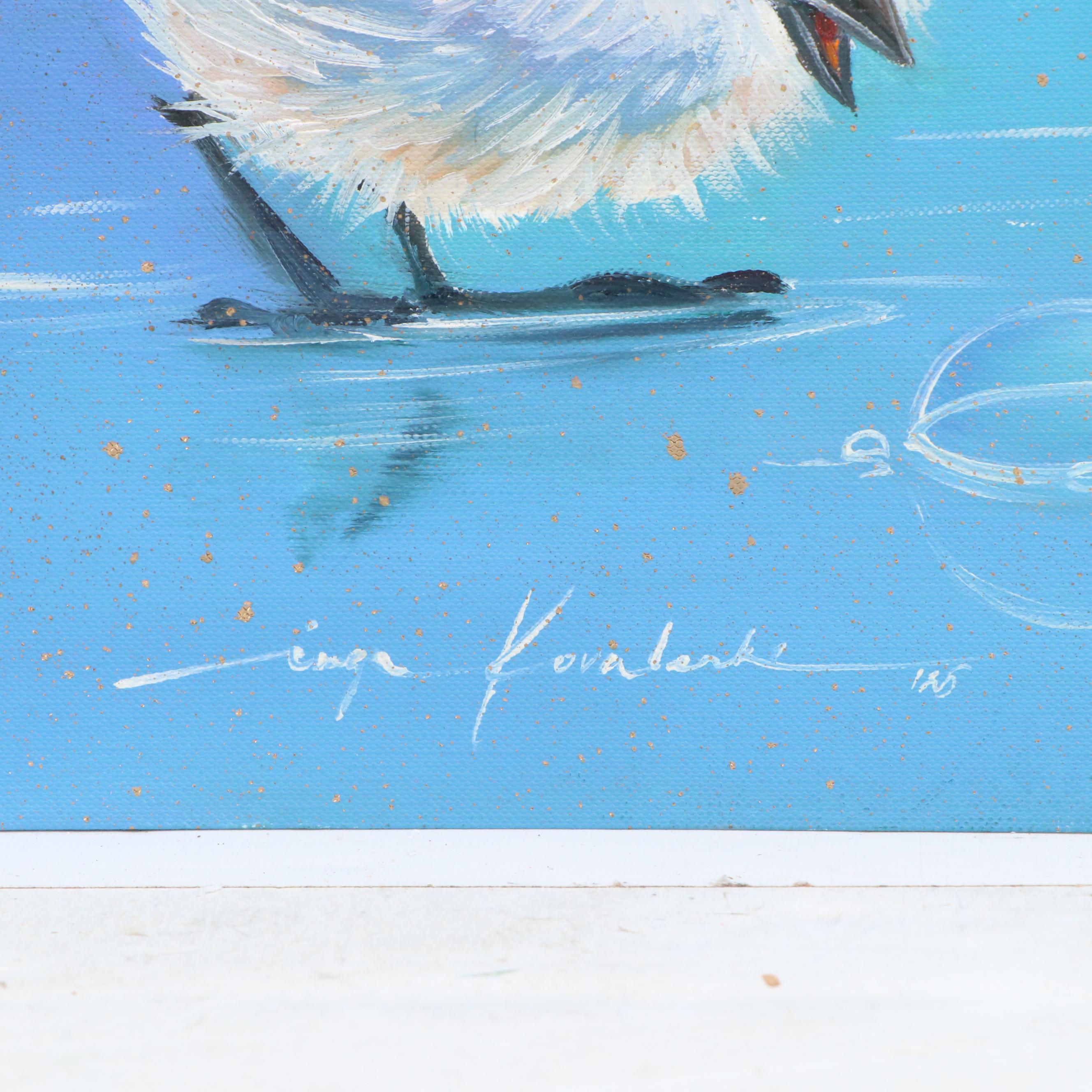 Inga Kovalenko Oil Painting of Bird, 2025