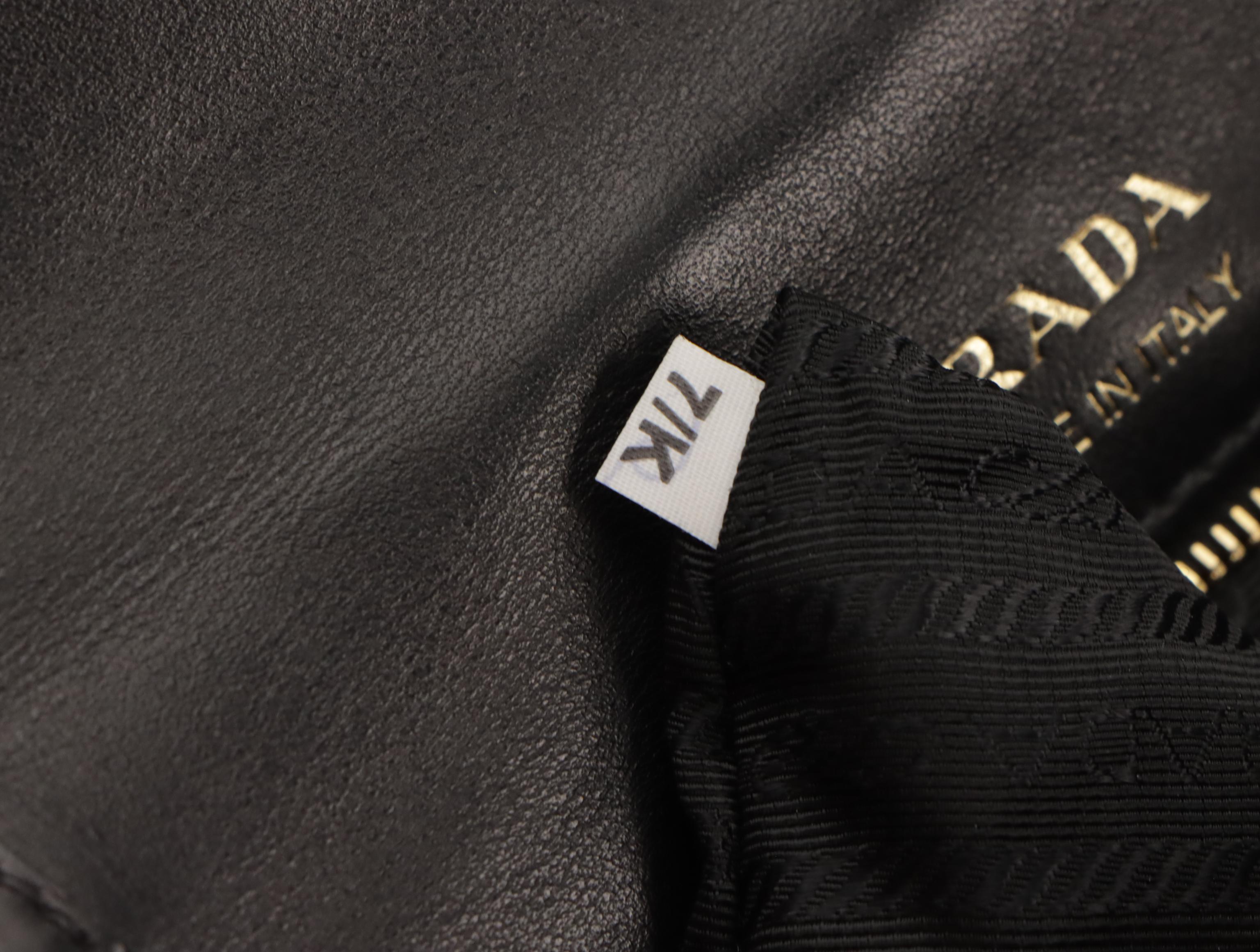 Prada City Ribbon Crossbody Bag in Colorblock Calfskin Leather