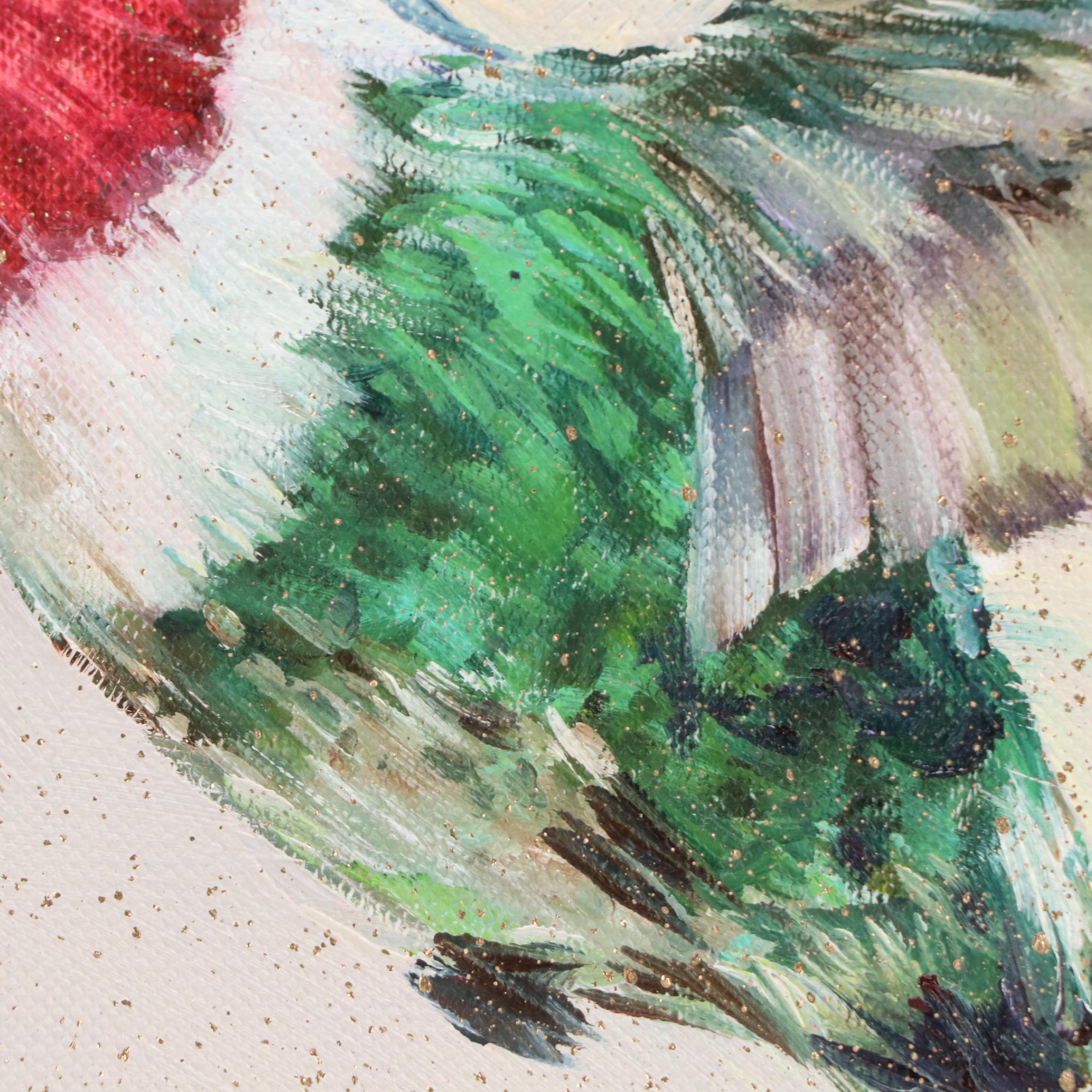 Inga Kovalenko Oil Painting of Hummingbird, 2025