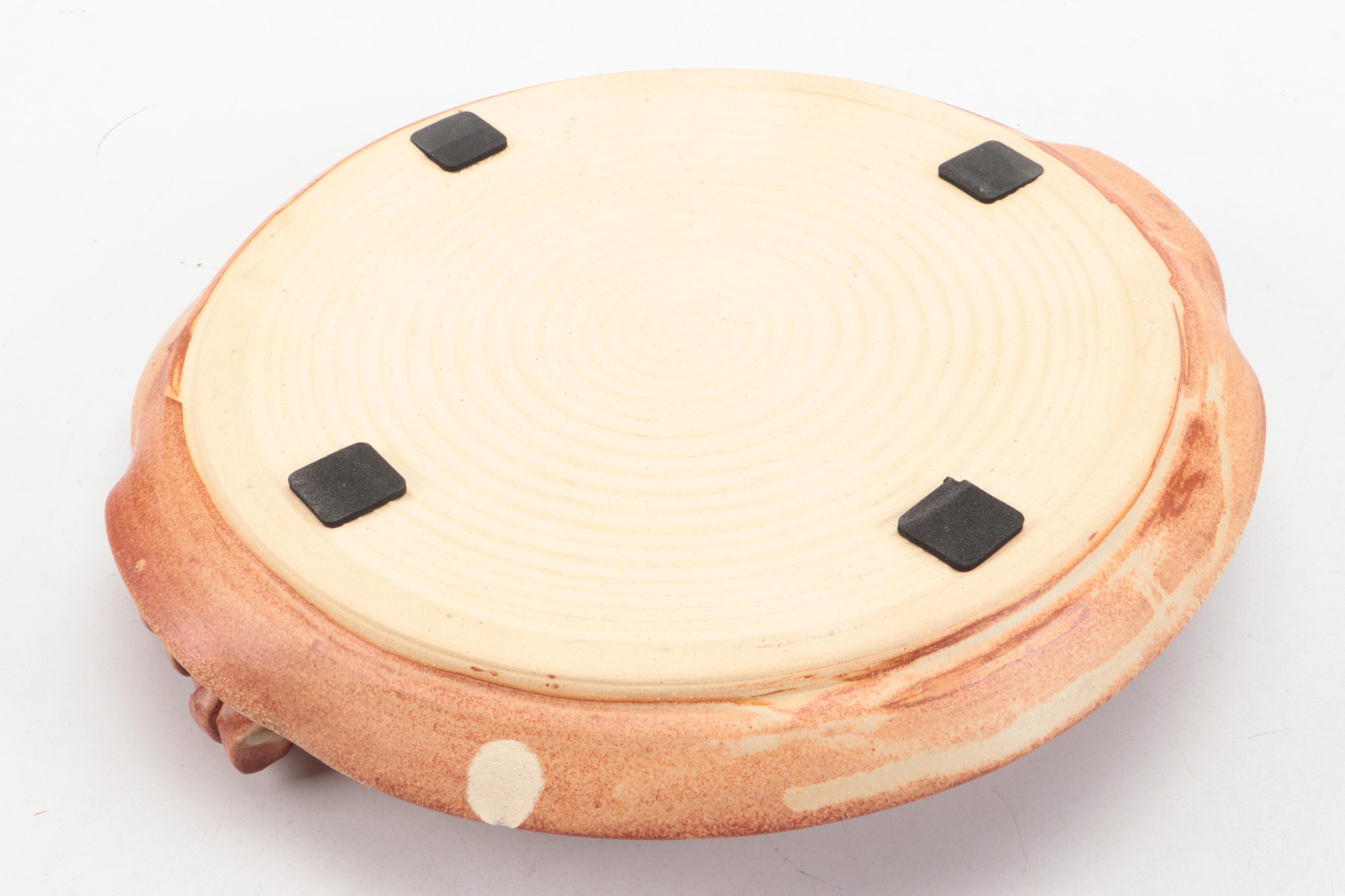 Art Pottery Teapot and Platter