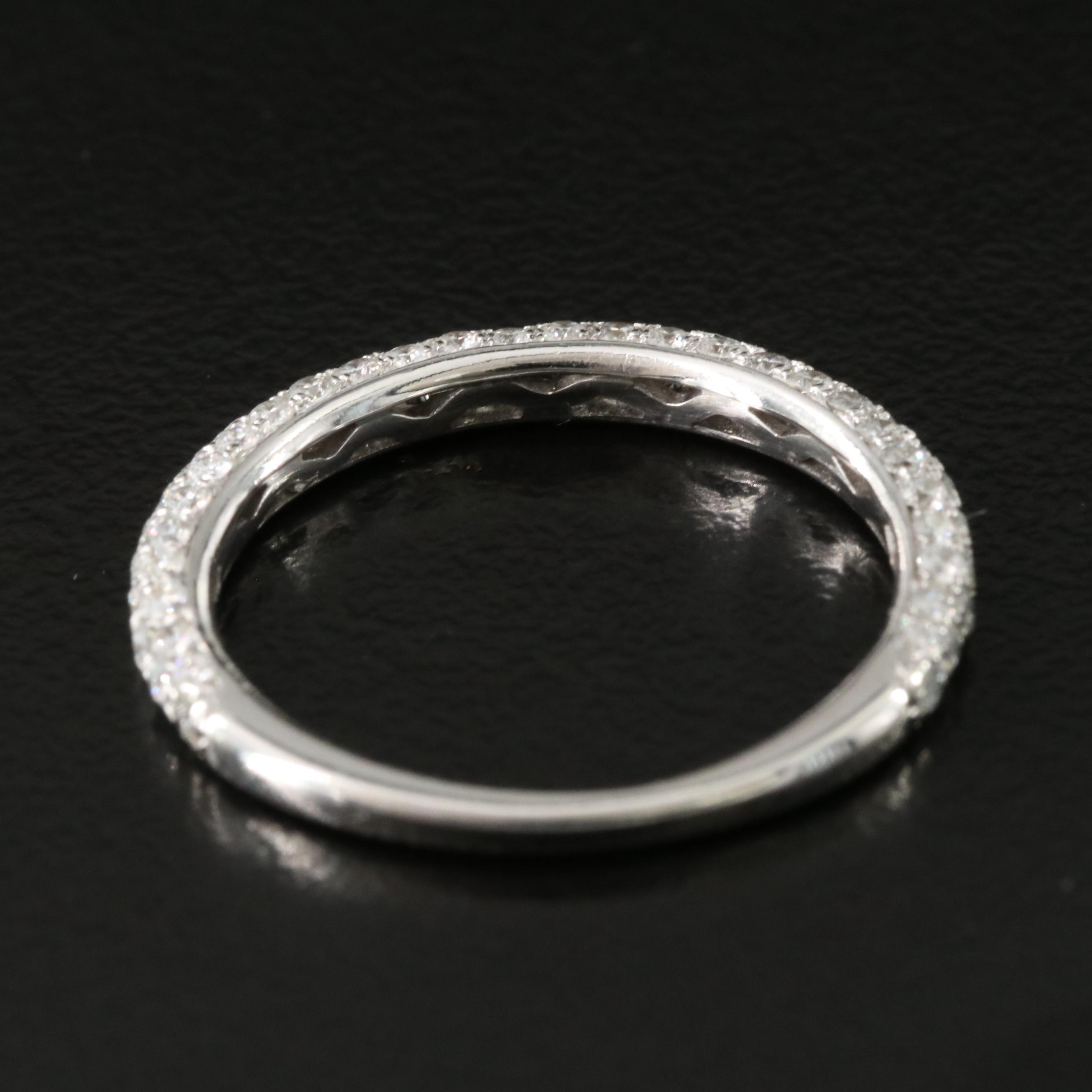 14K 0.85 CTW Diamond Band