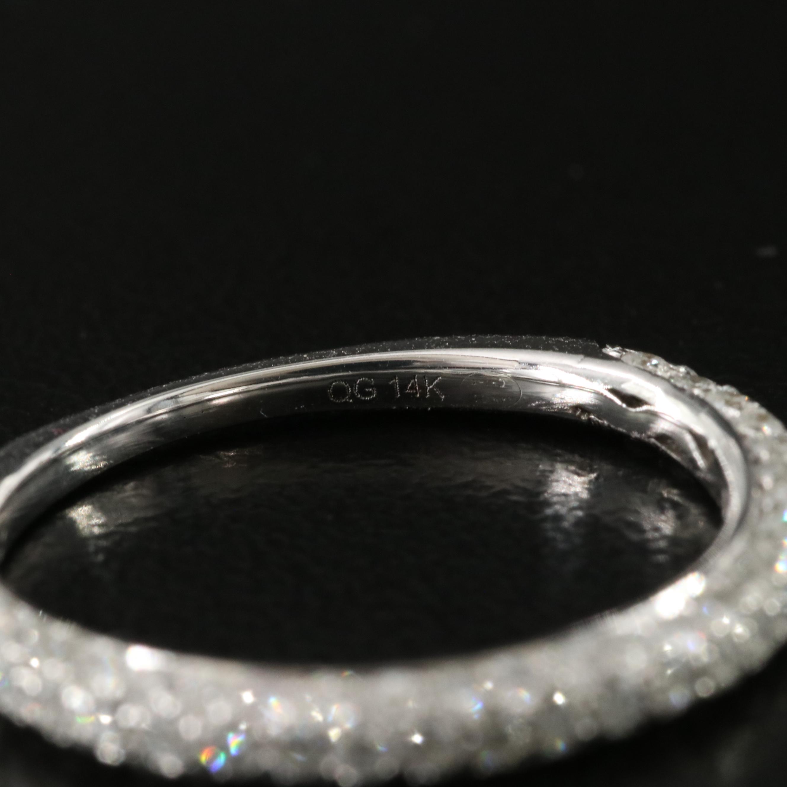 14K 0.85 CTW Diamond Band
