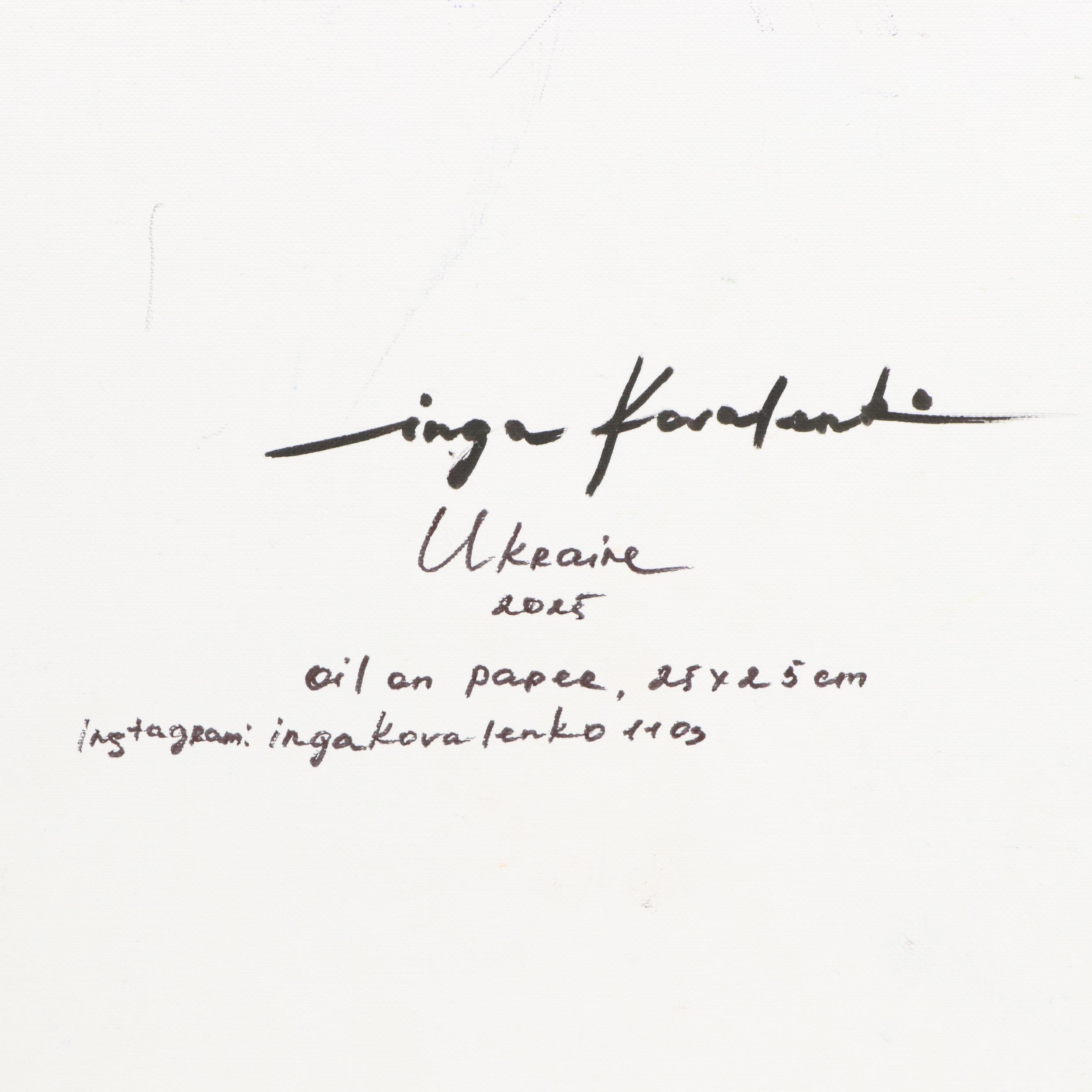 Inga Kovalenko Oil Painting of Hummingbird, 2025