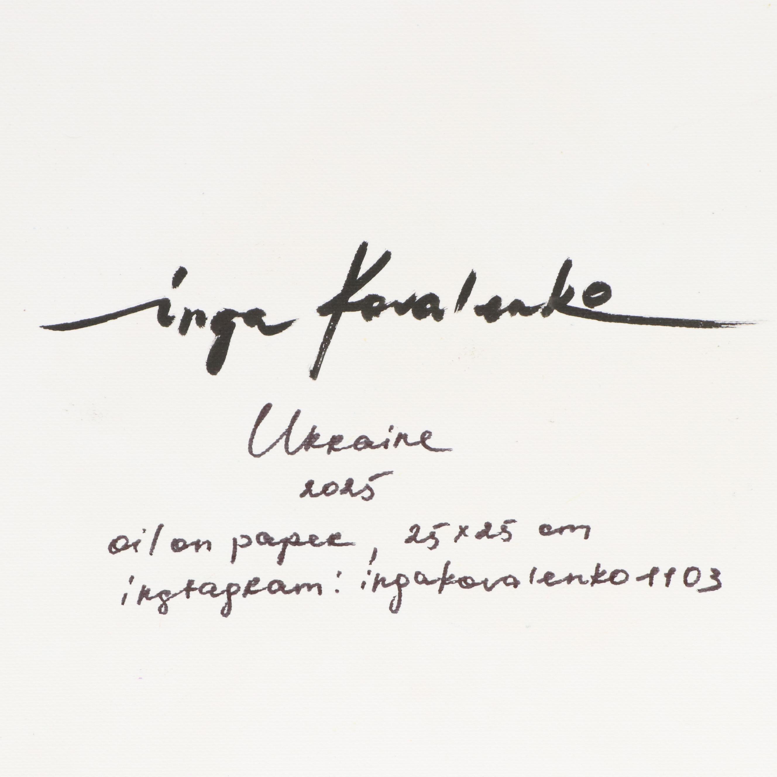 Inga Kovalenko Oil Painting of Cardinal, 2025