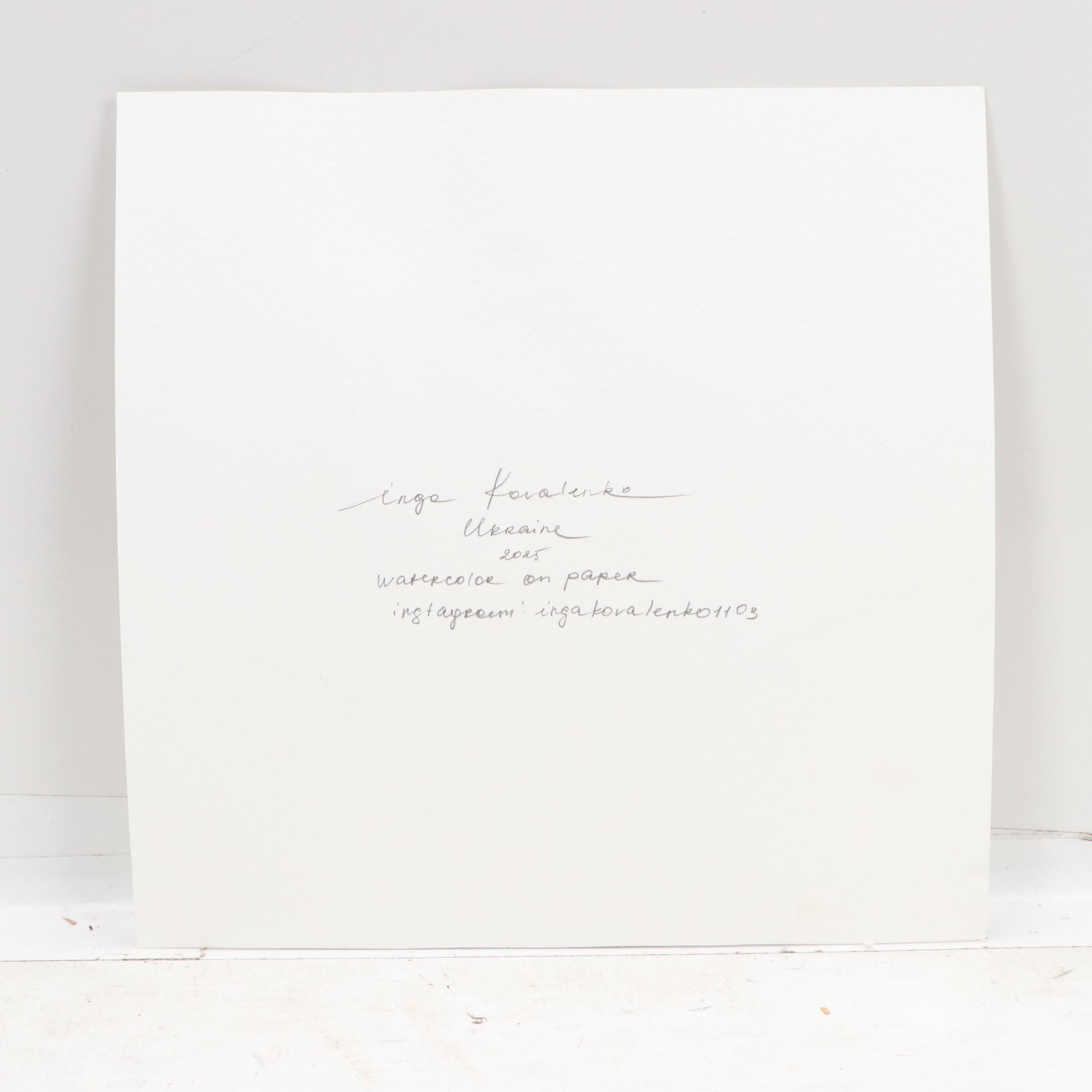 Inga Kovalenko Watercolor Painting of a Bird, 2025