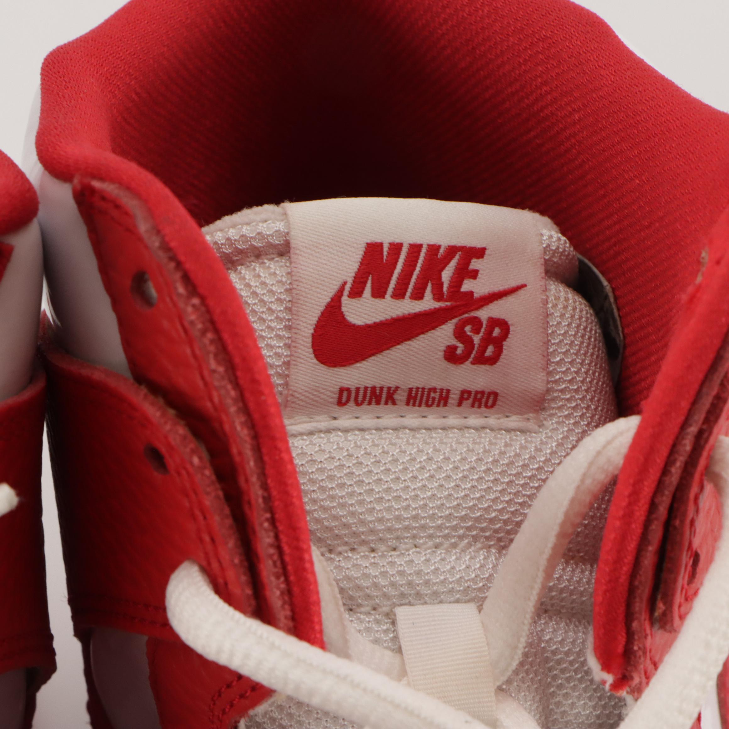 Nike SB "Dream Team" Zoom Dunk High Pro Sneakers in University Red, With Box
