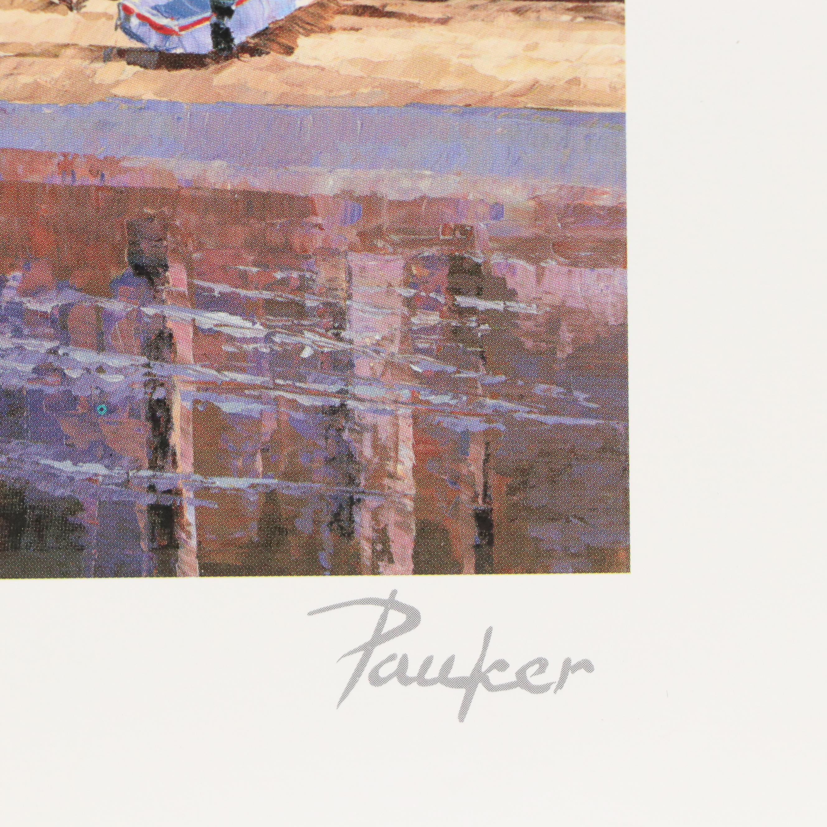 After Alex Pauker Offset Lithograph "Reflections," 21st Century