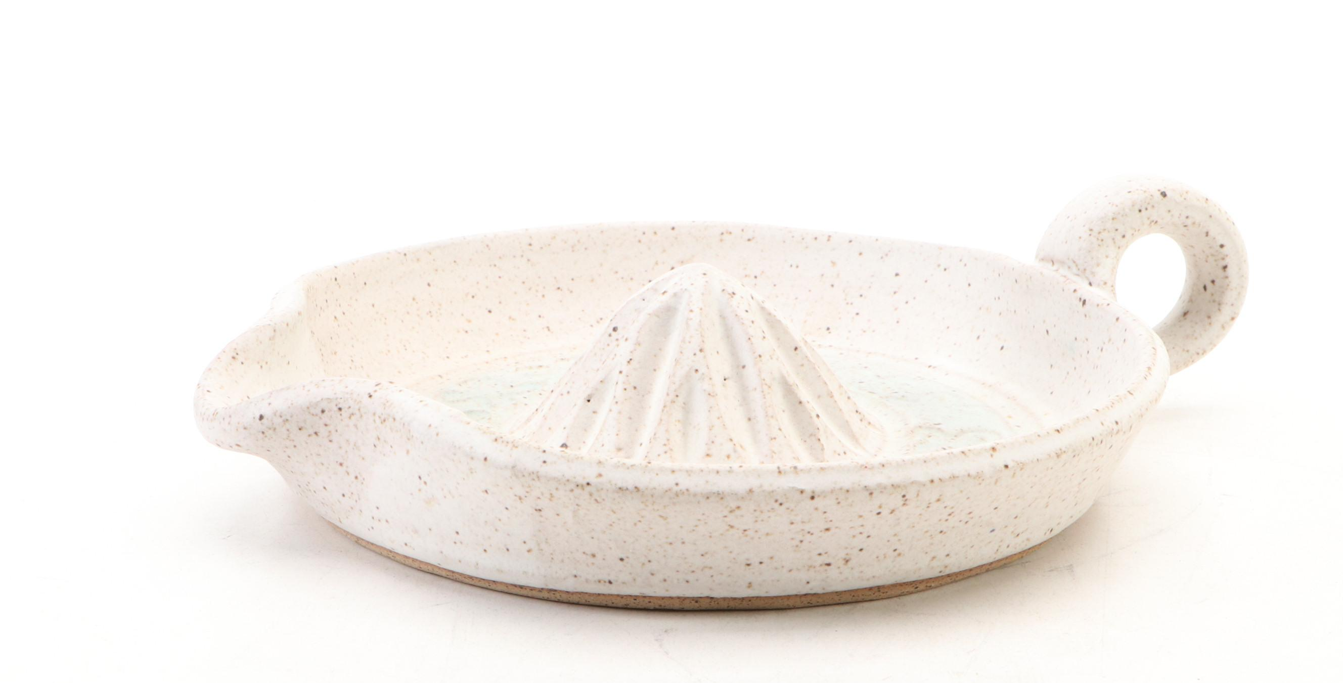 Handmade Art Pottery Juicer, 1989