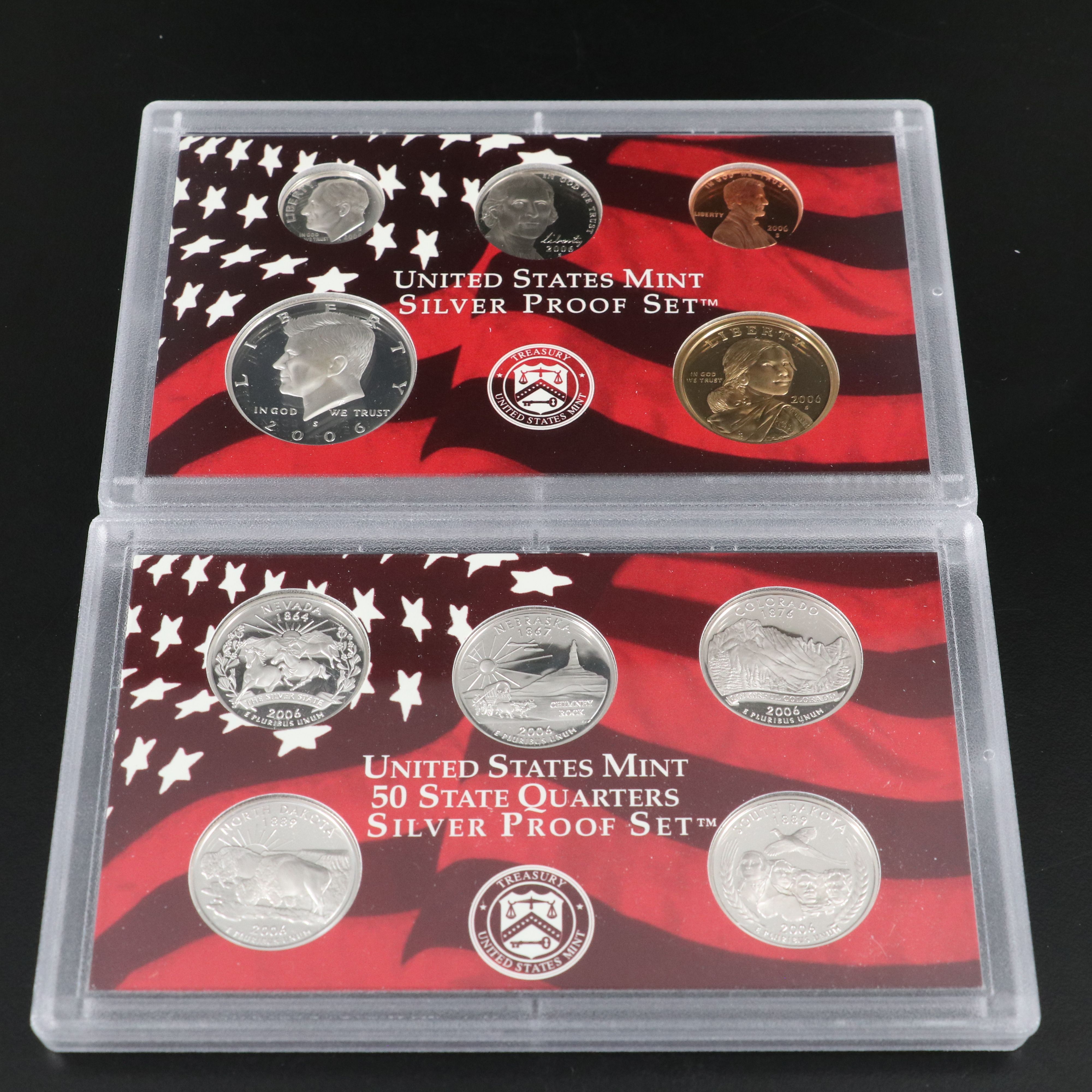 Two Modern Silver U.S. Proof Sets