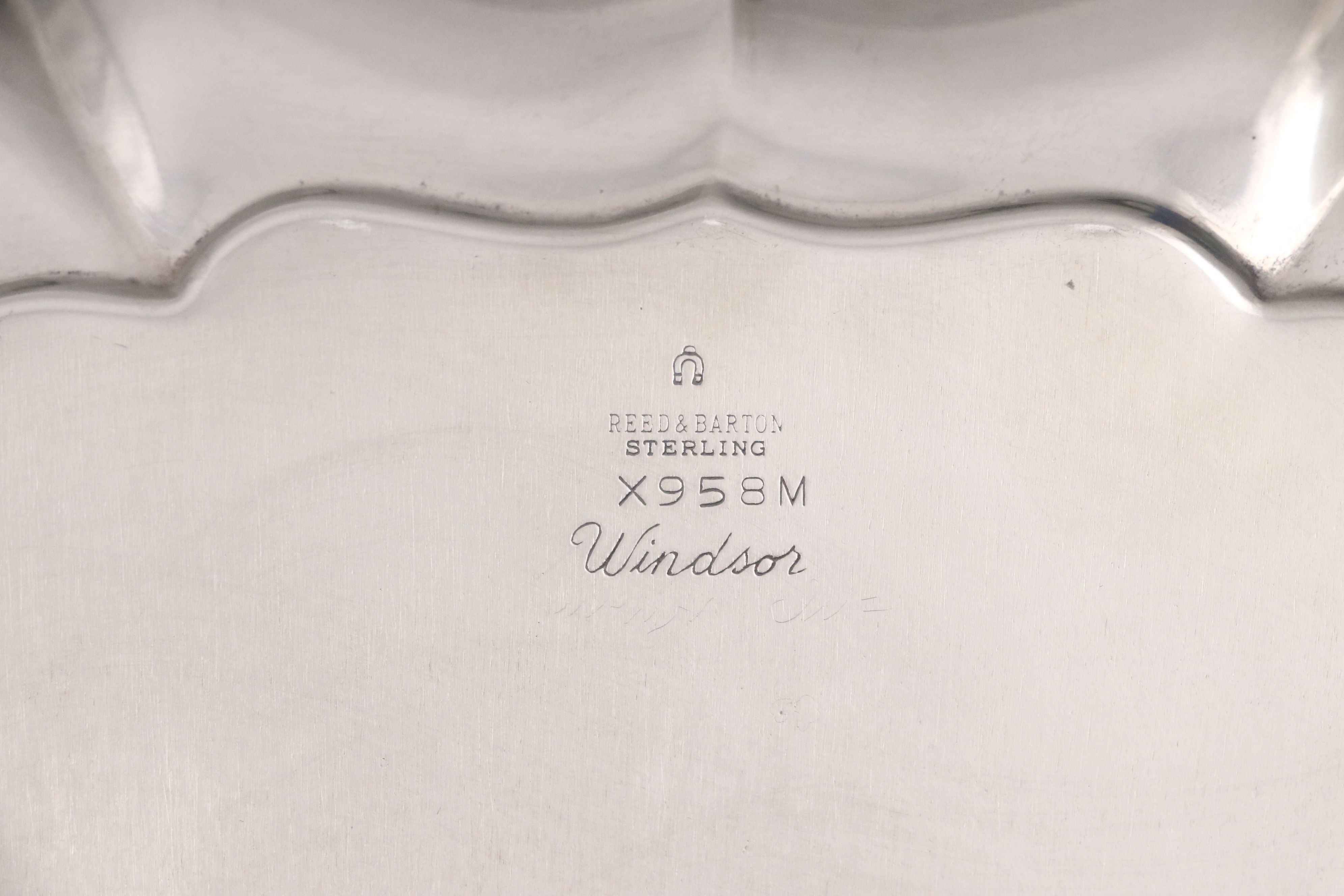 Reed & Barton "Windsor" Sterling Muffin Dish with Other Nut and Bonbon Dishes