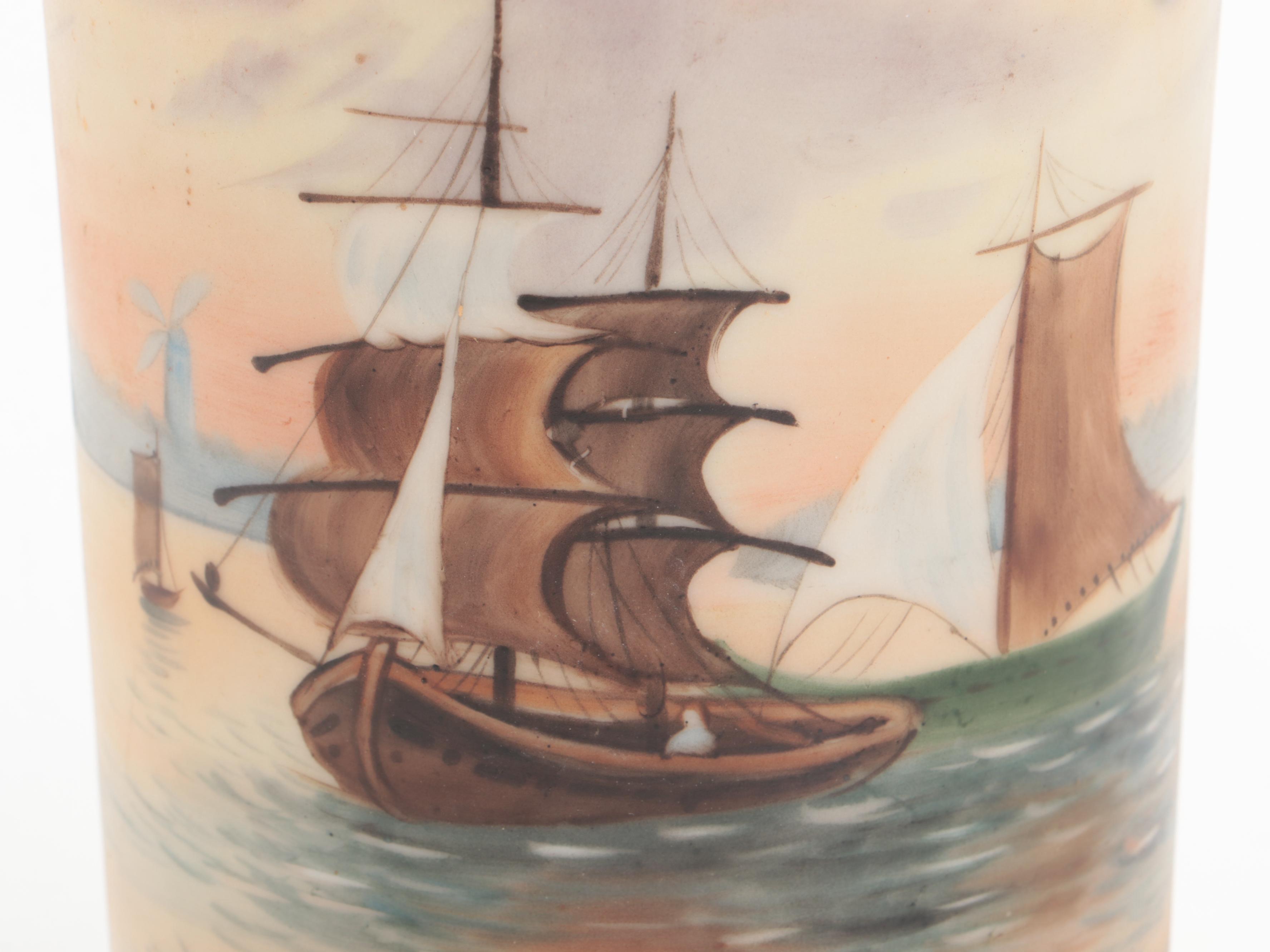 Nippon Art Nouveau Style Moriage Accented Vases Porcelain Vases