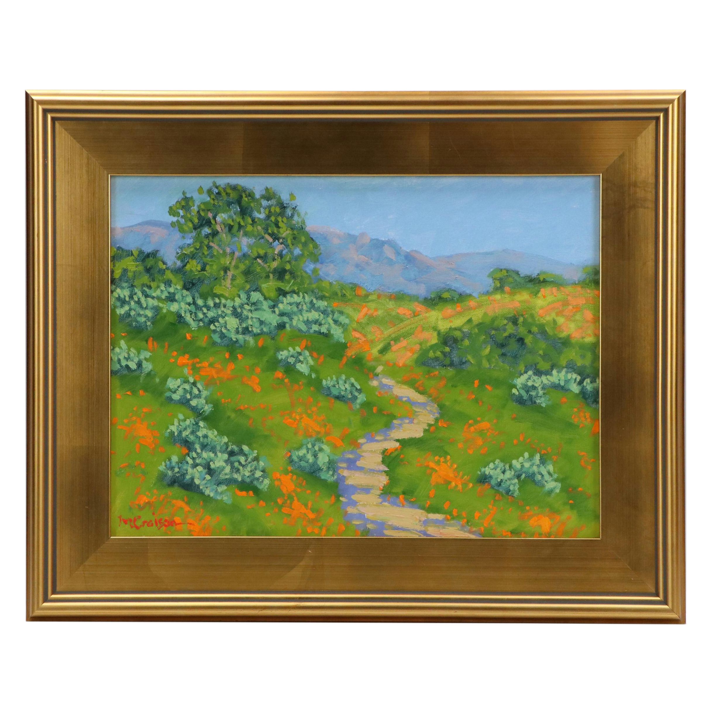 Marc A. Graison Landscape Oil Painting "Valley Splendor," 2025
