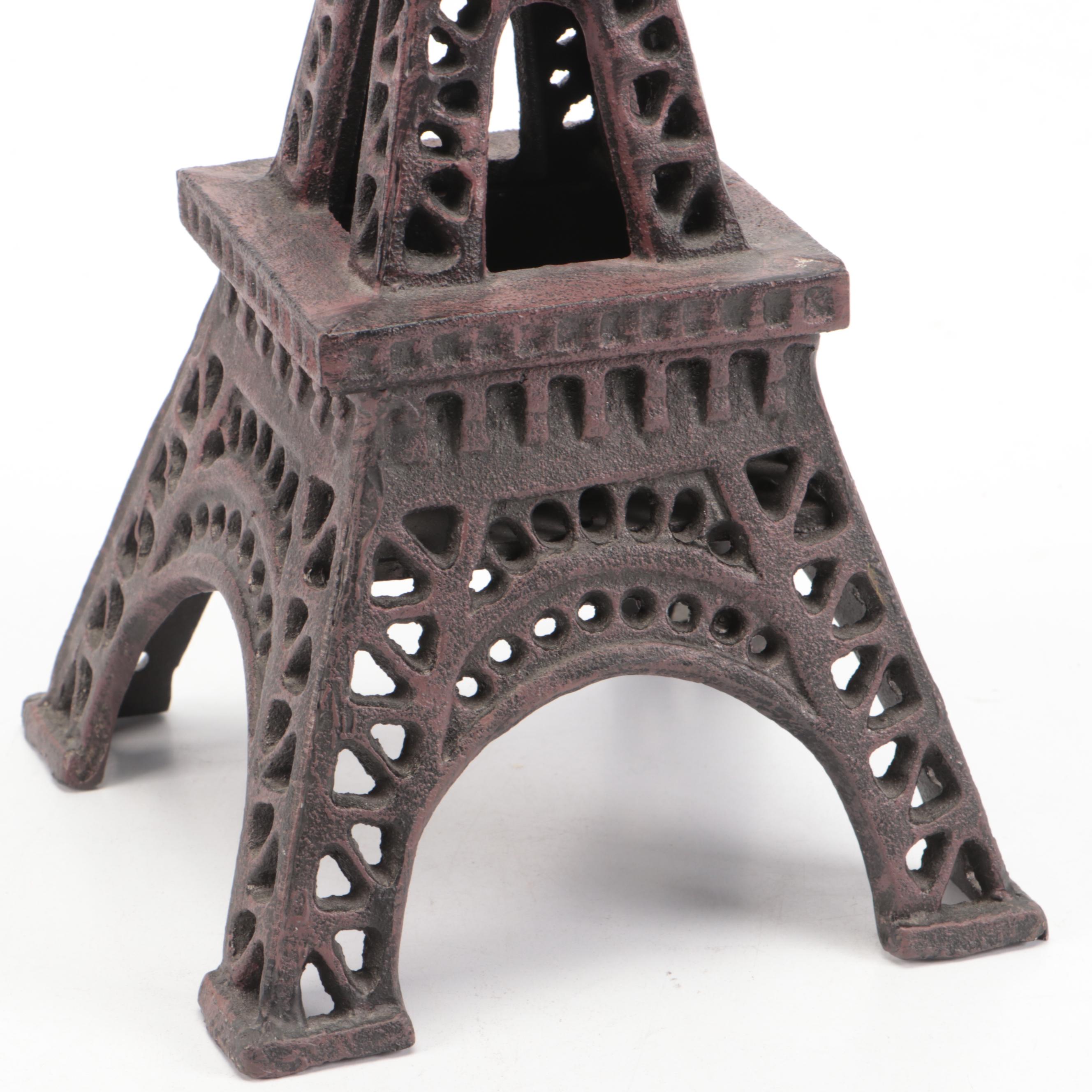 Cast Iron Eiffel Tower Votive Holder