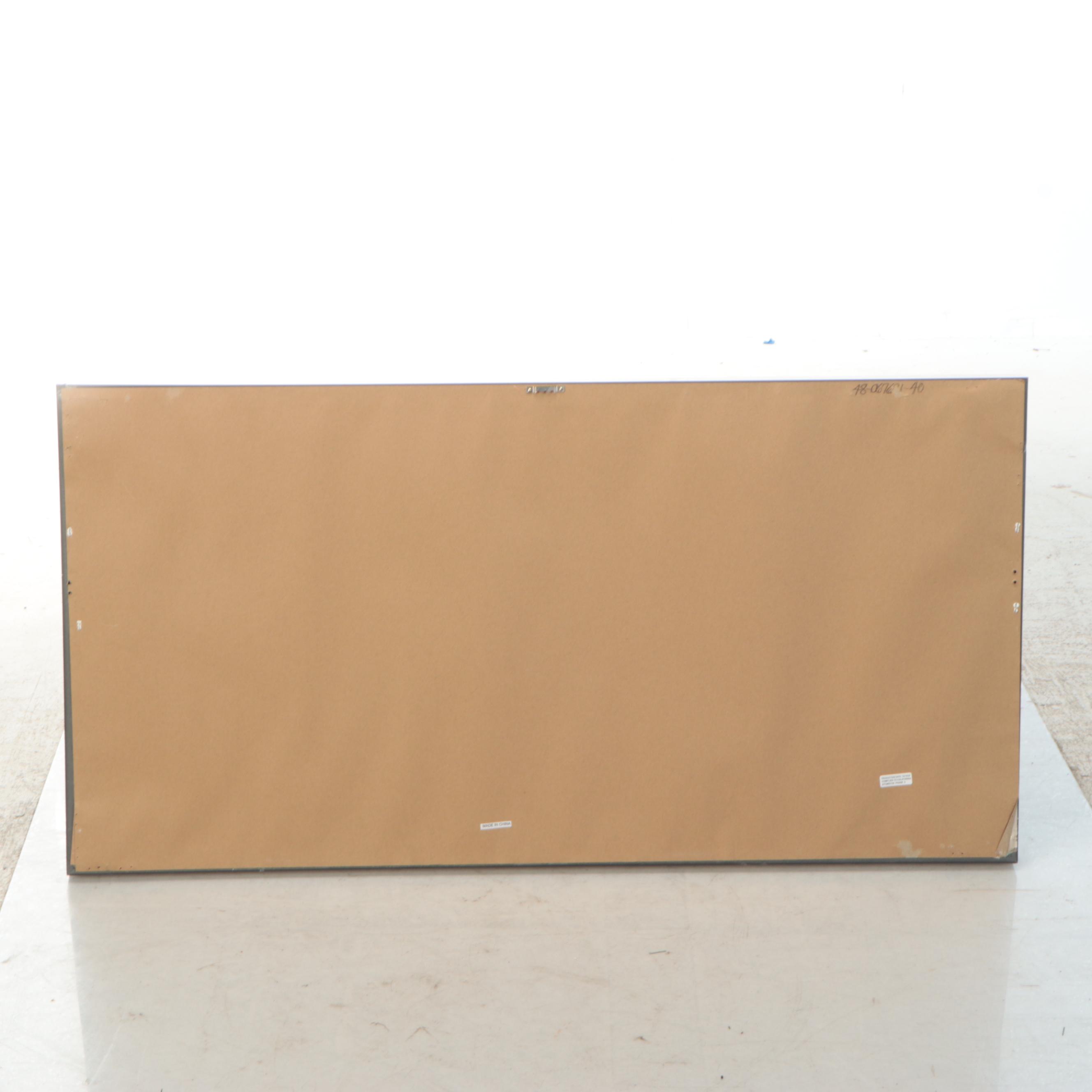 Large Framed "Map of the World on Mercator's Projection"