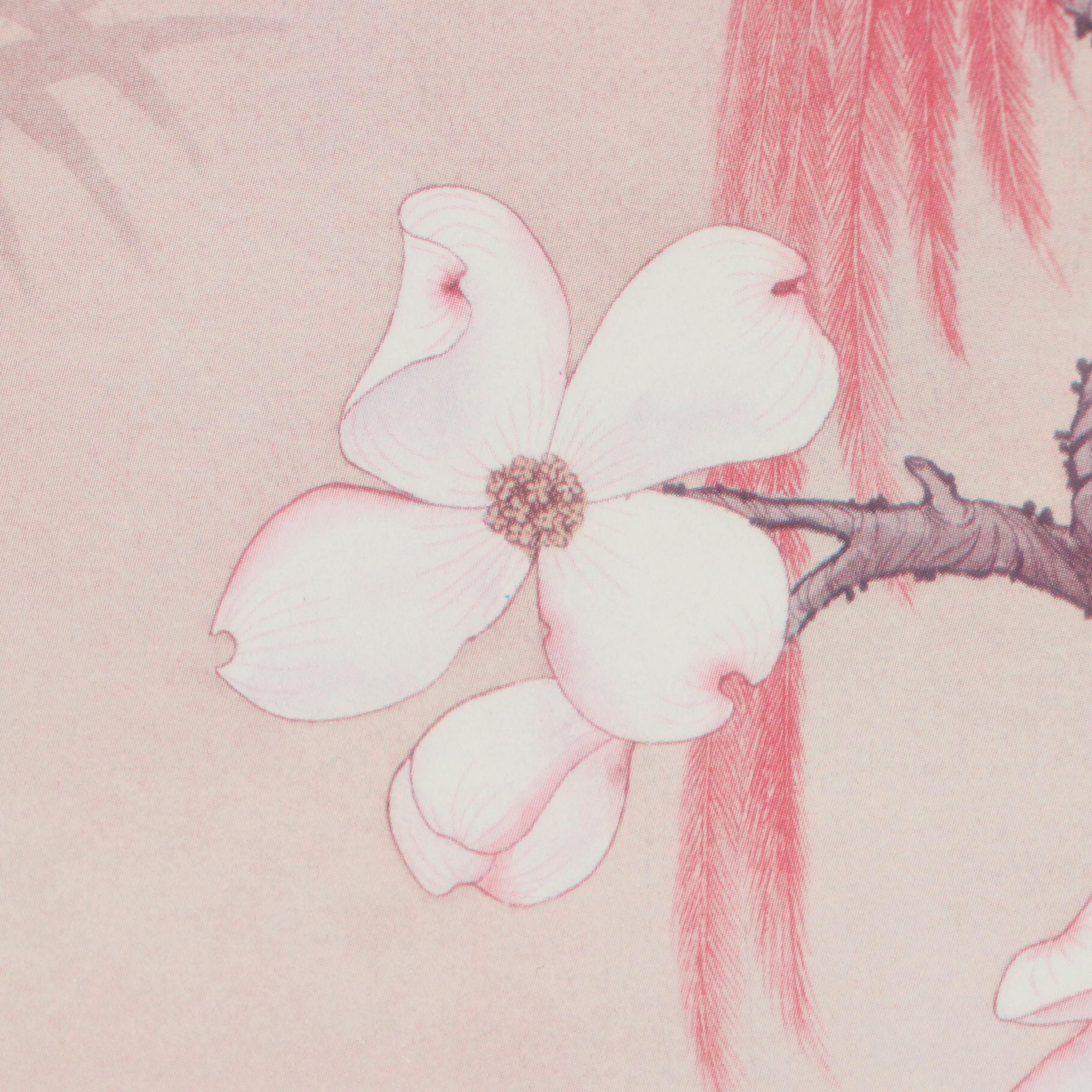 Offset Lithograph of Cardinals, Late 20th Century