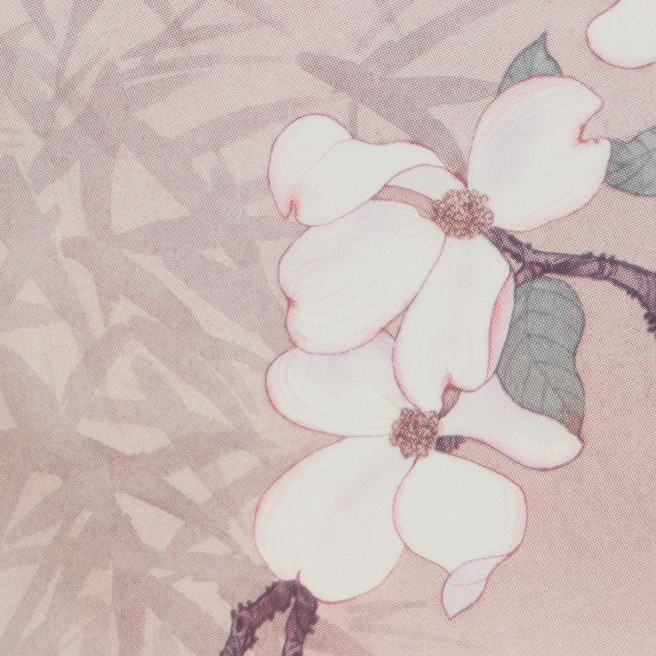 Offset Lithograph of Cardinals, Late 20th Century