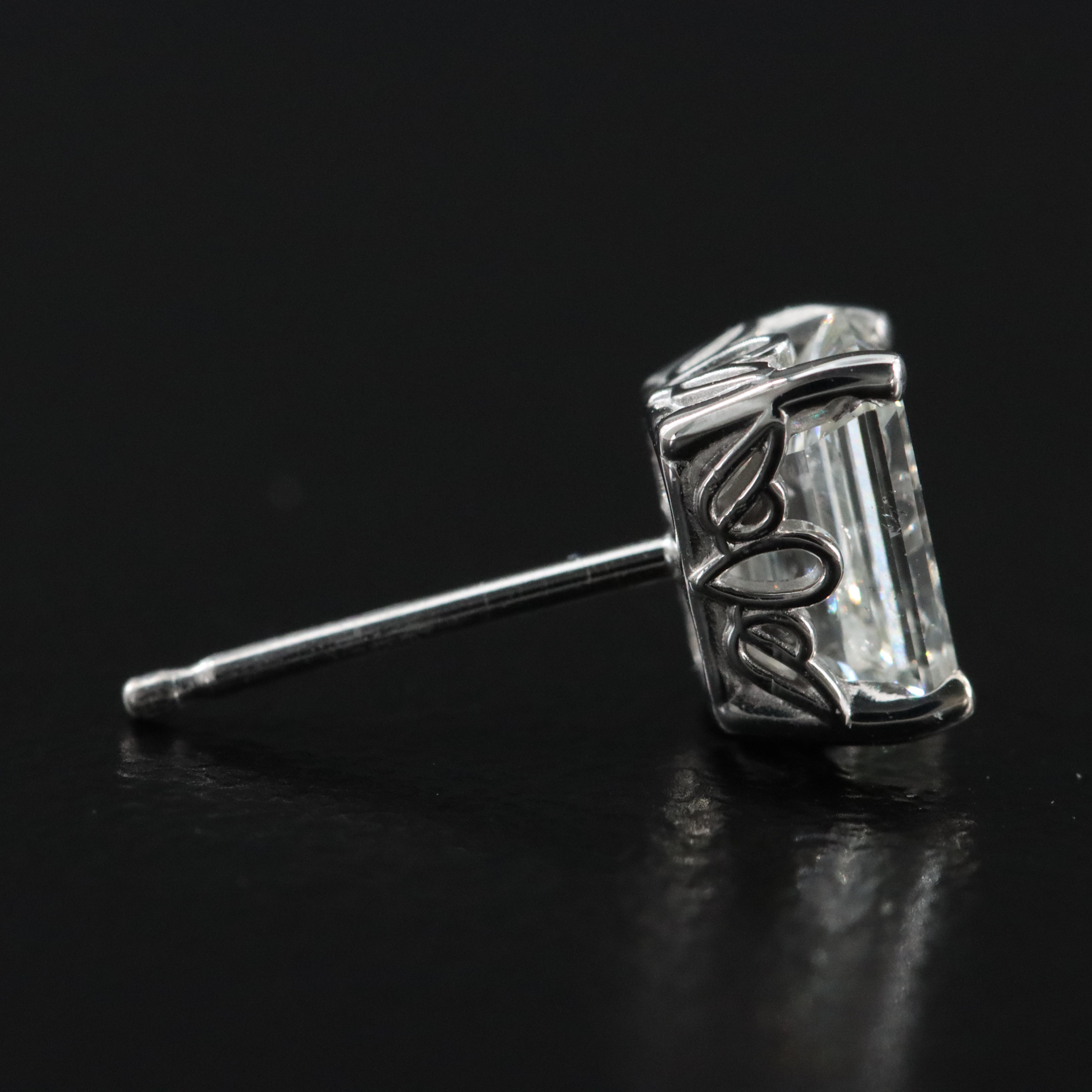 14K 1.47 CTW Solitaire Stud Earrings with GIA eReport