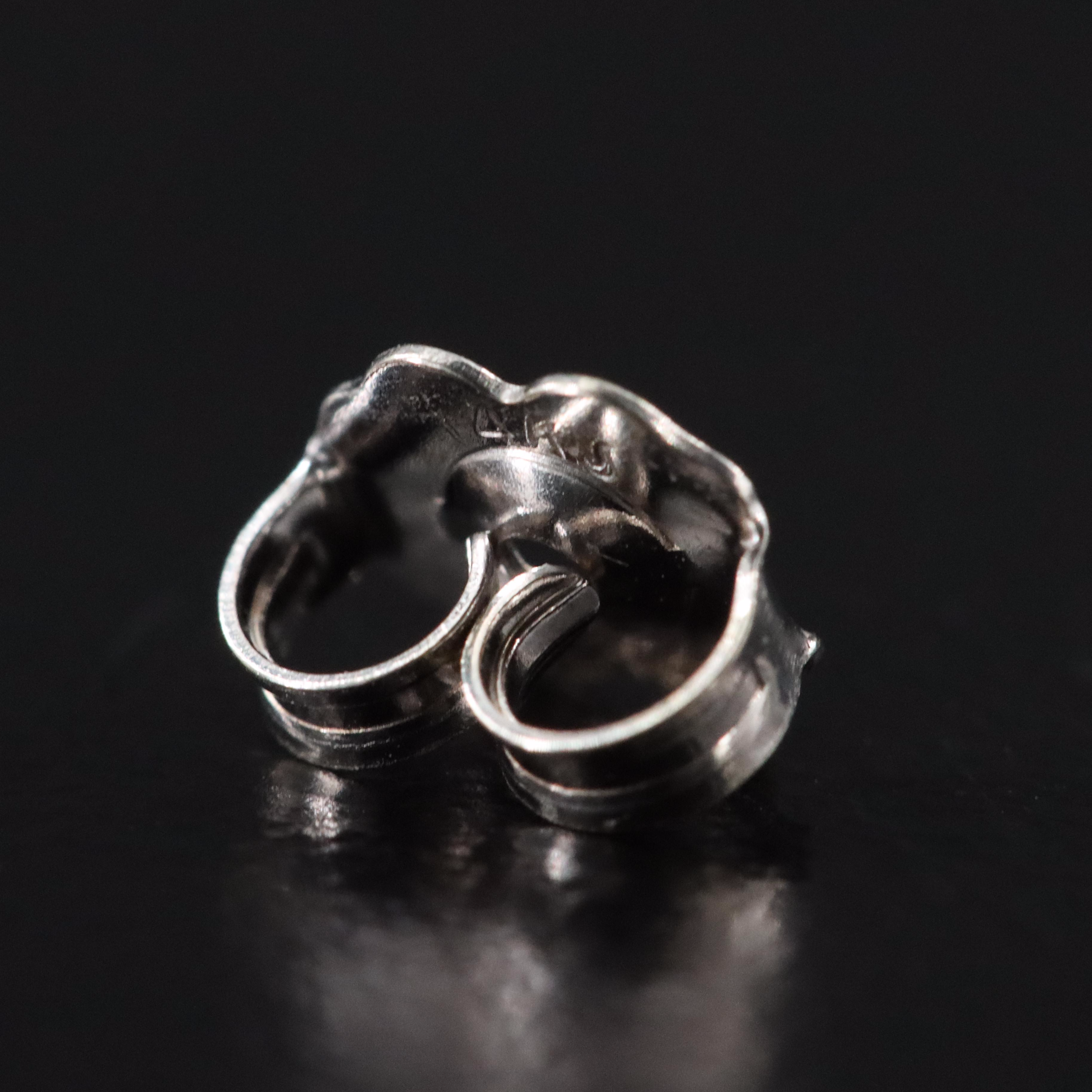 14K 1.47 CTW Solitaire Stud Earrings with GIA eReport