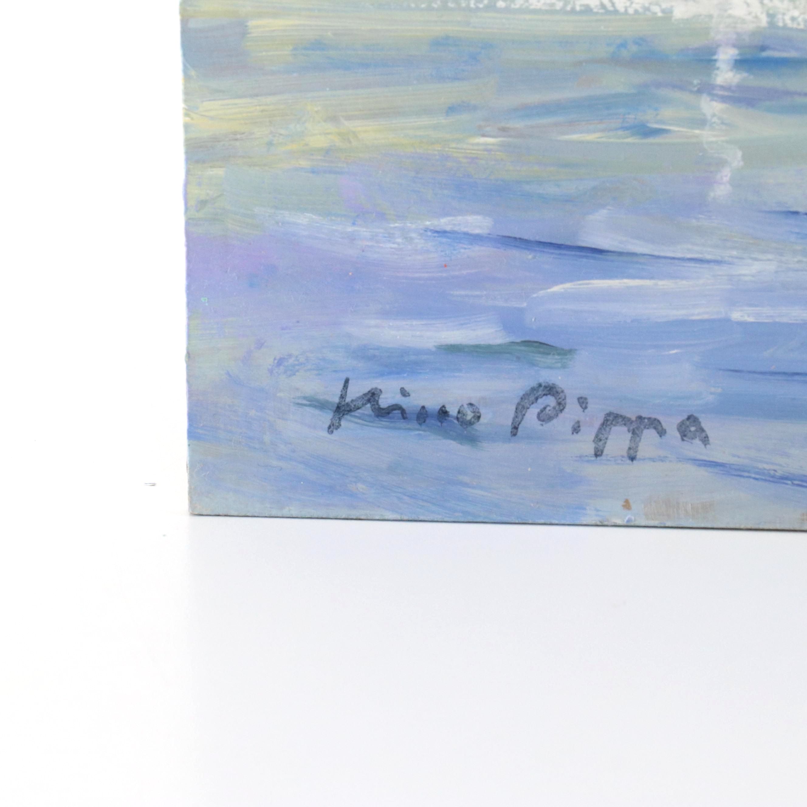 Nino Pippa Oil Painting "Southeast Florida Sailing School," 2018