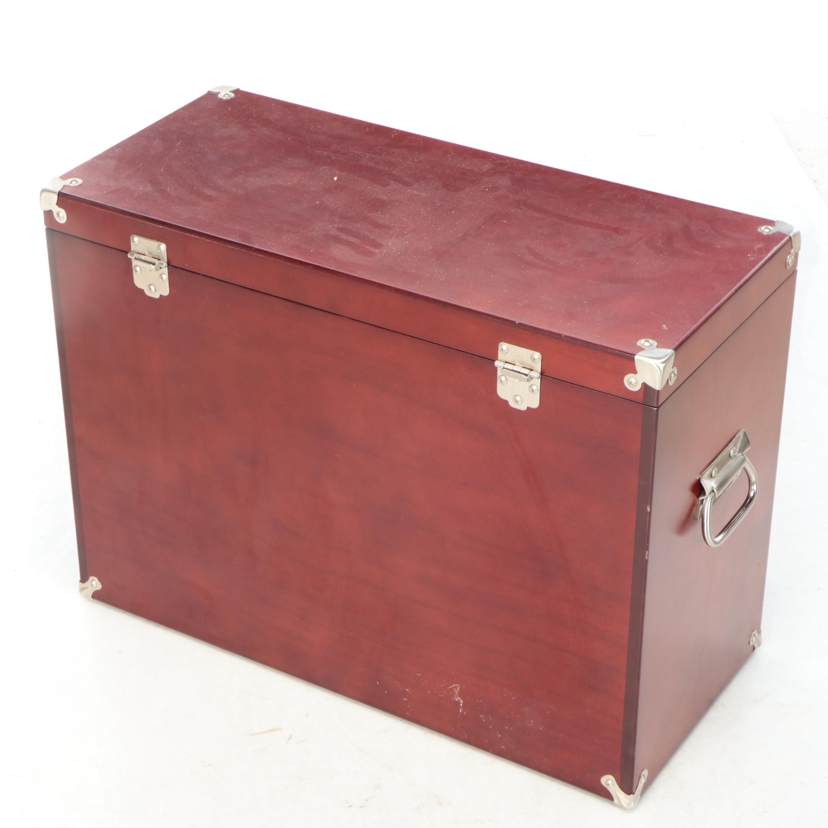 Nine-Drawer Wooden Jewelry Chest