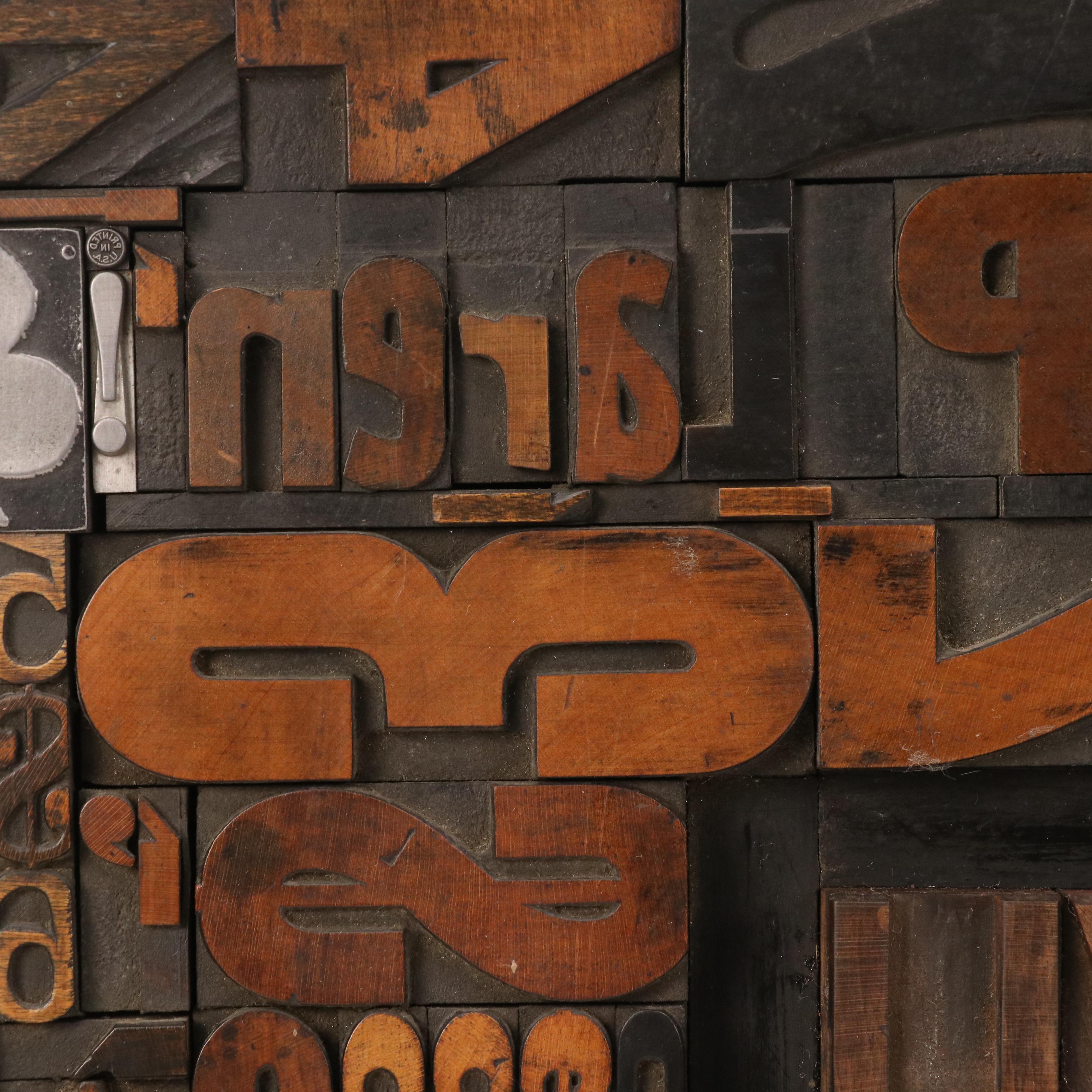 Letterpress Printing Woodtype