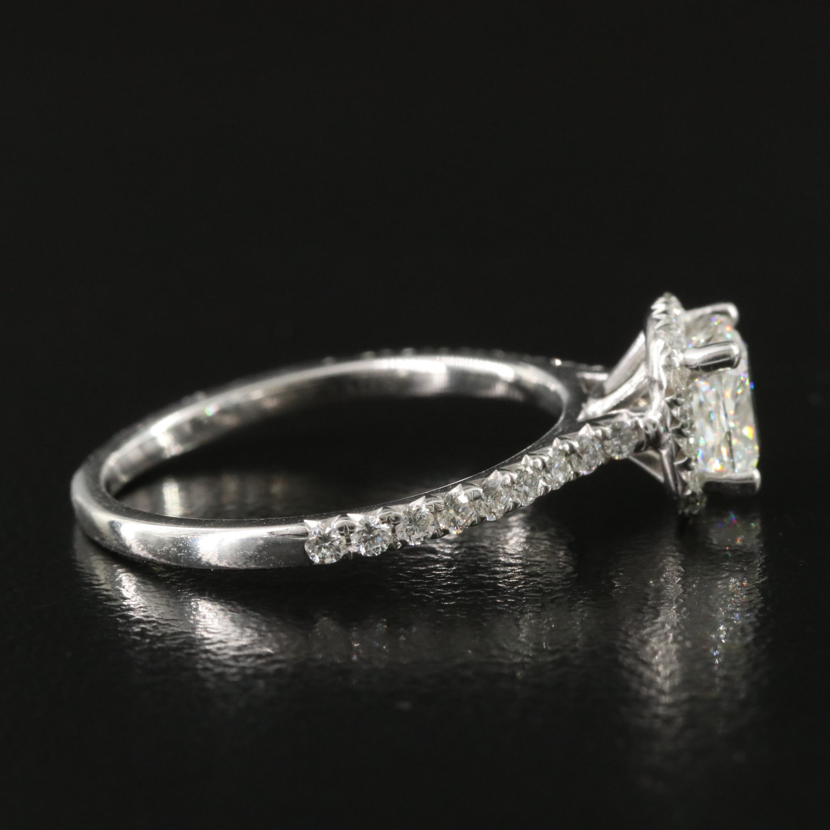 14K 1.35 CTW Diamond Ring with GIA Report