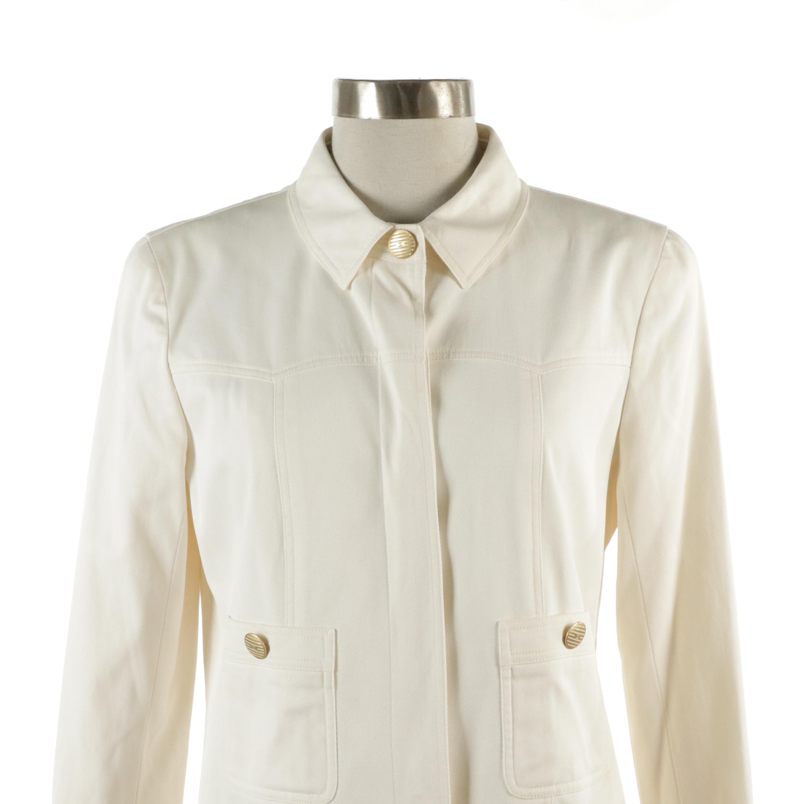 Chanel Spring Collection Western Yoke Jacket in Cotton