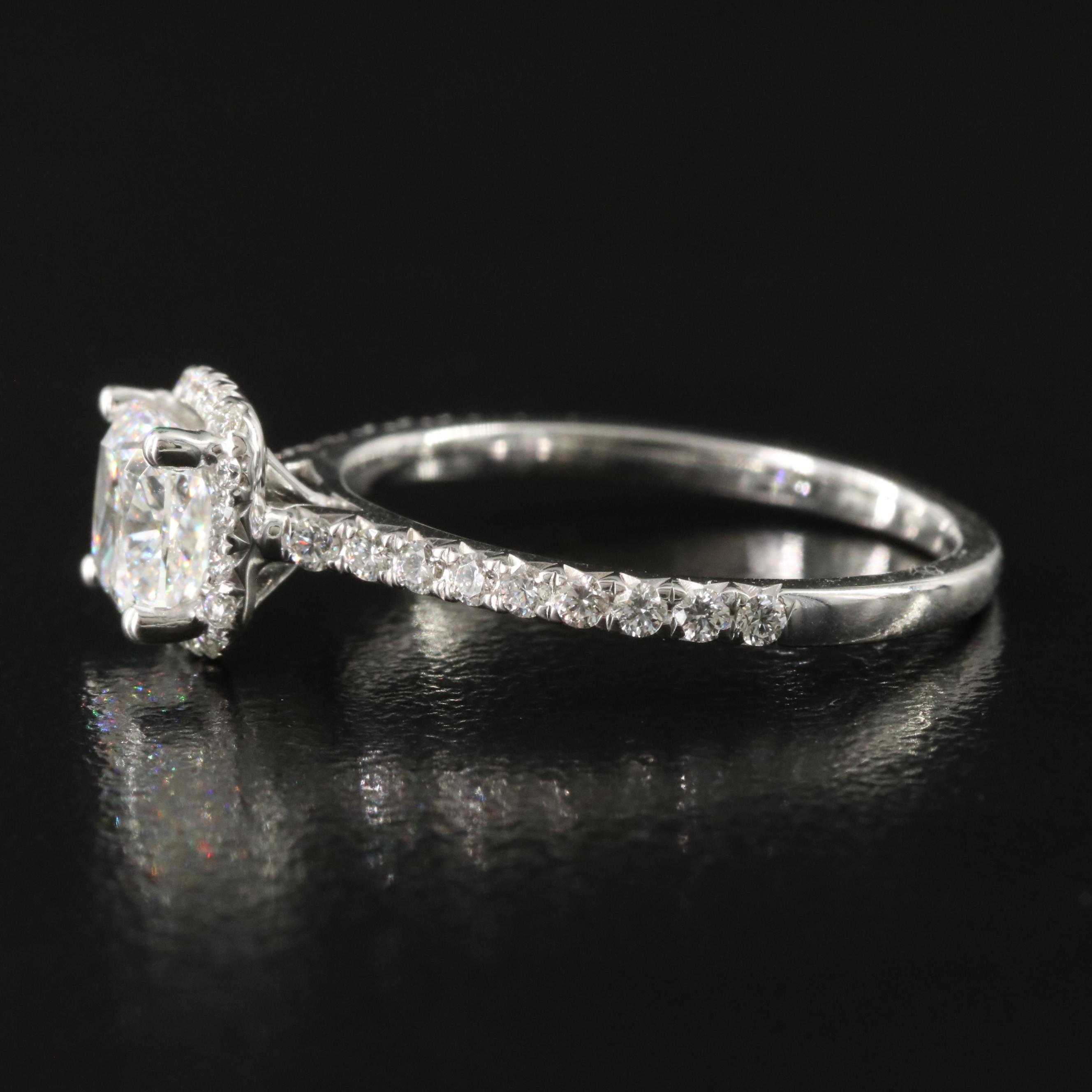 14K 1.35 CTW Diamond Ring with GIA Report