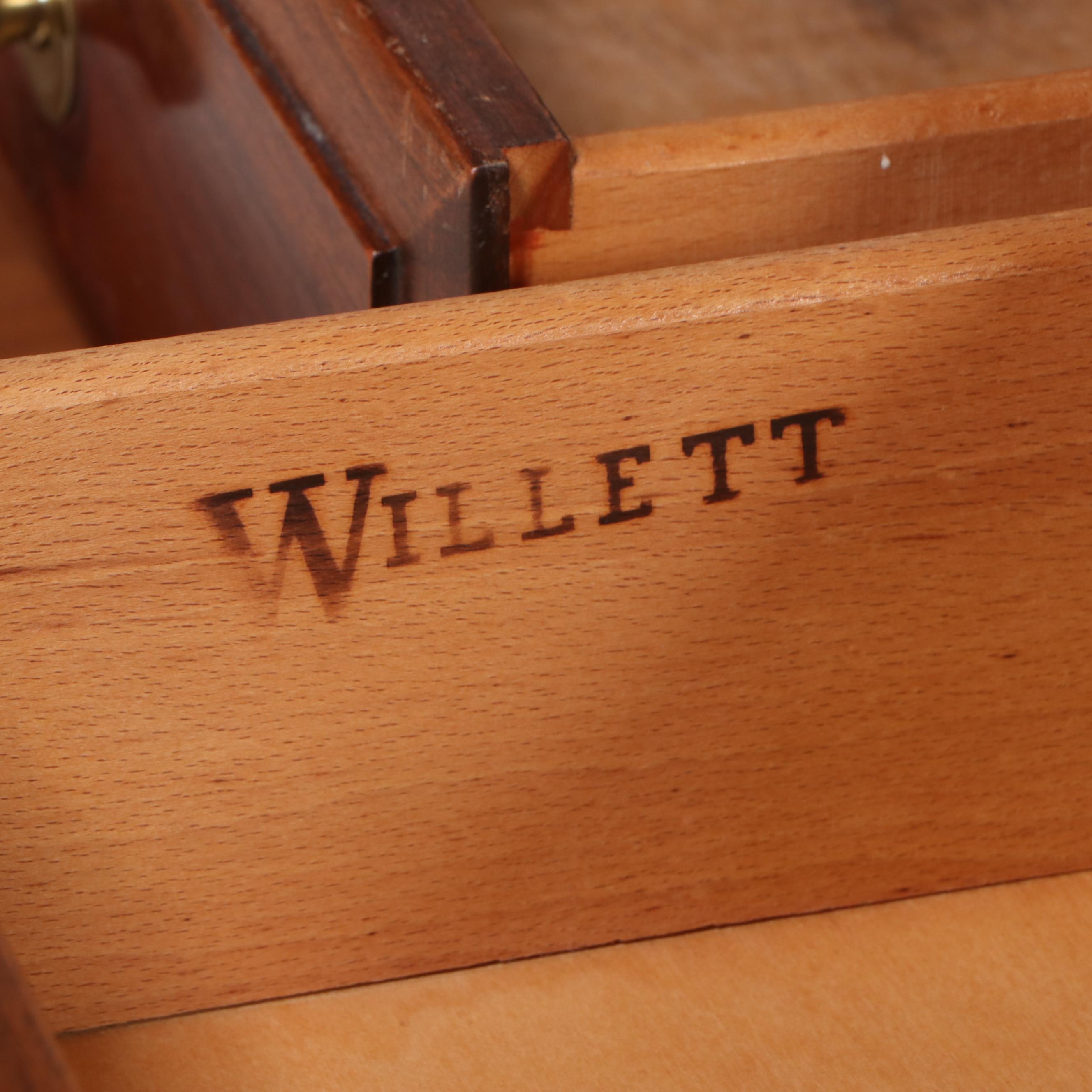 Willett Cherry Dresser and Mirror, Late 20th Century