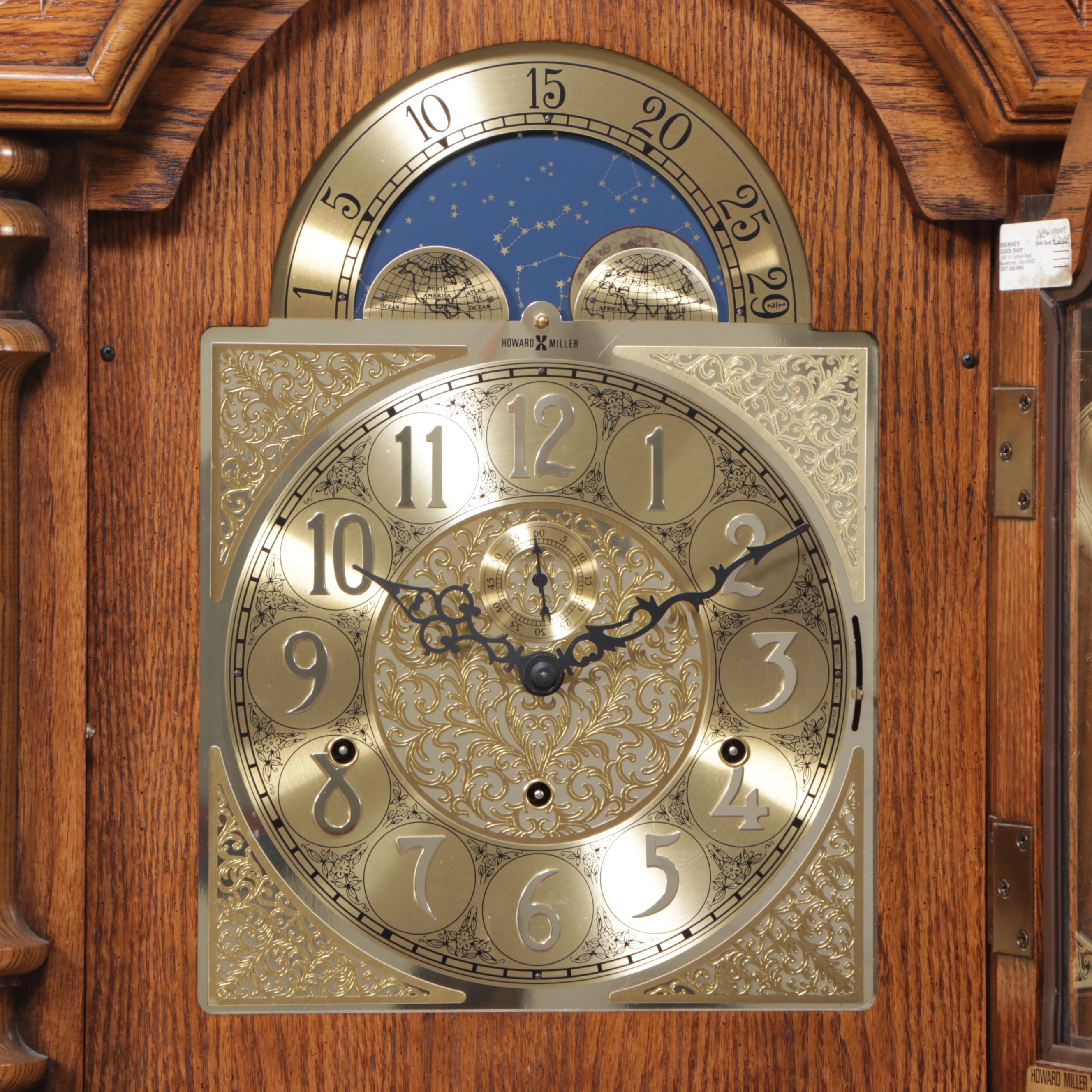 Howard Miller Charlemagne Grandfather Clock, Late 20th C.