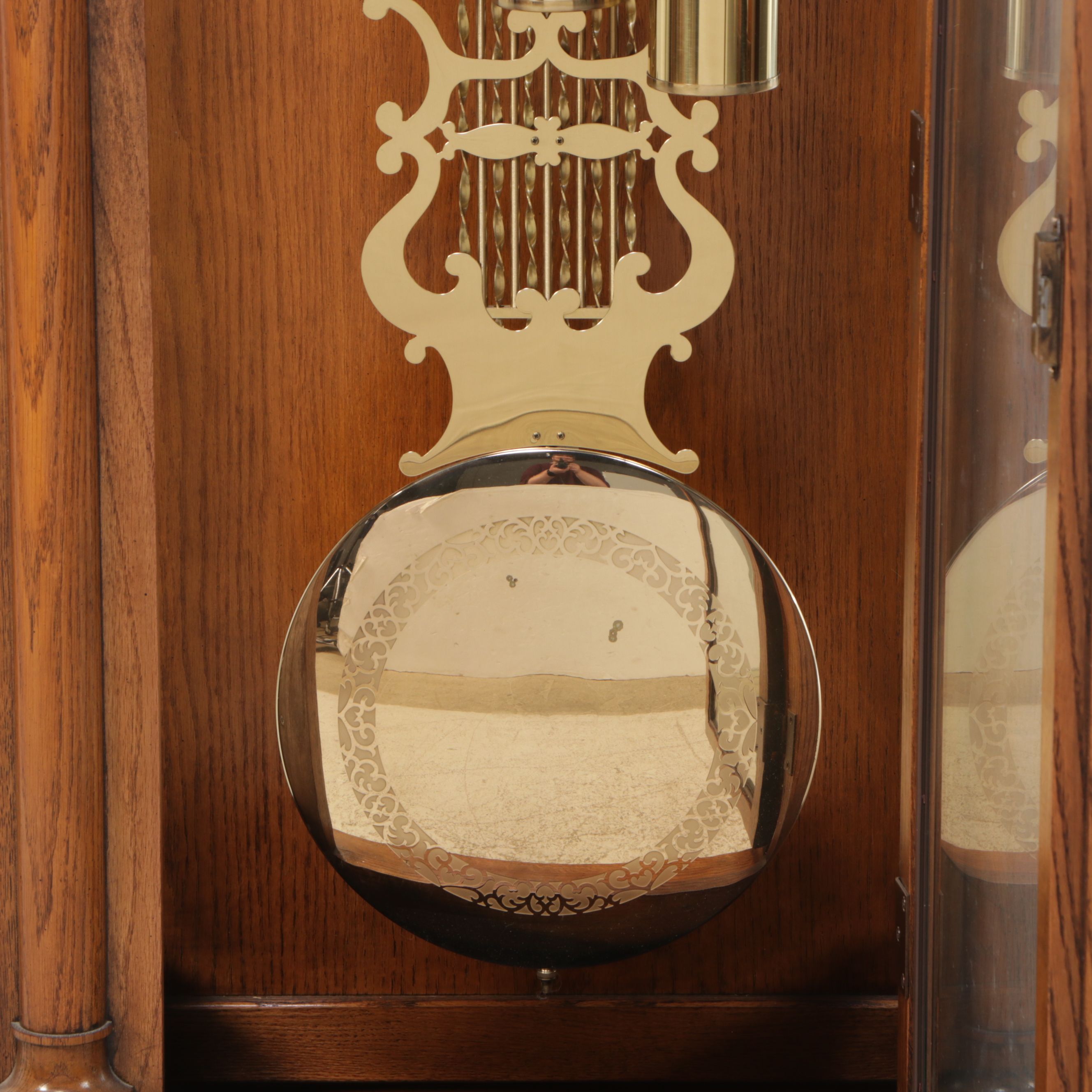 Howard Miller Charlemagne Grandfather Clock, Late 20th C.