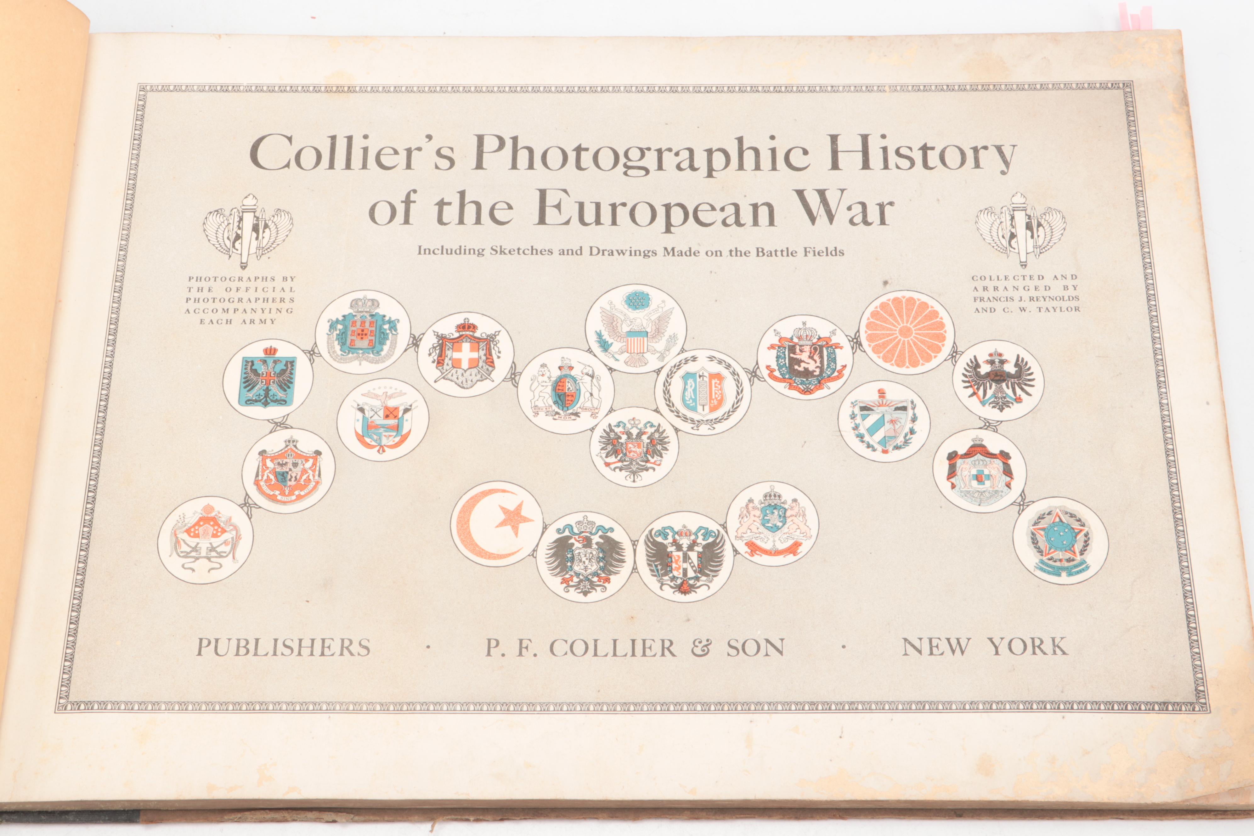 "Collier's Photographic History of the European War" by Reynolds and Taylor