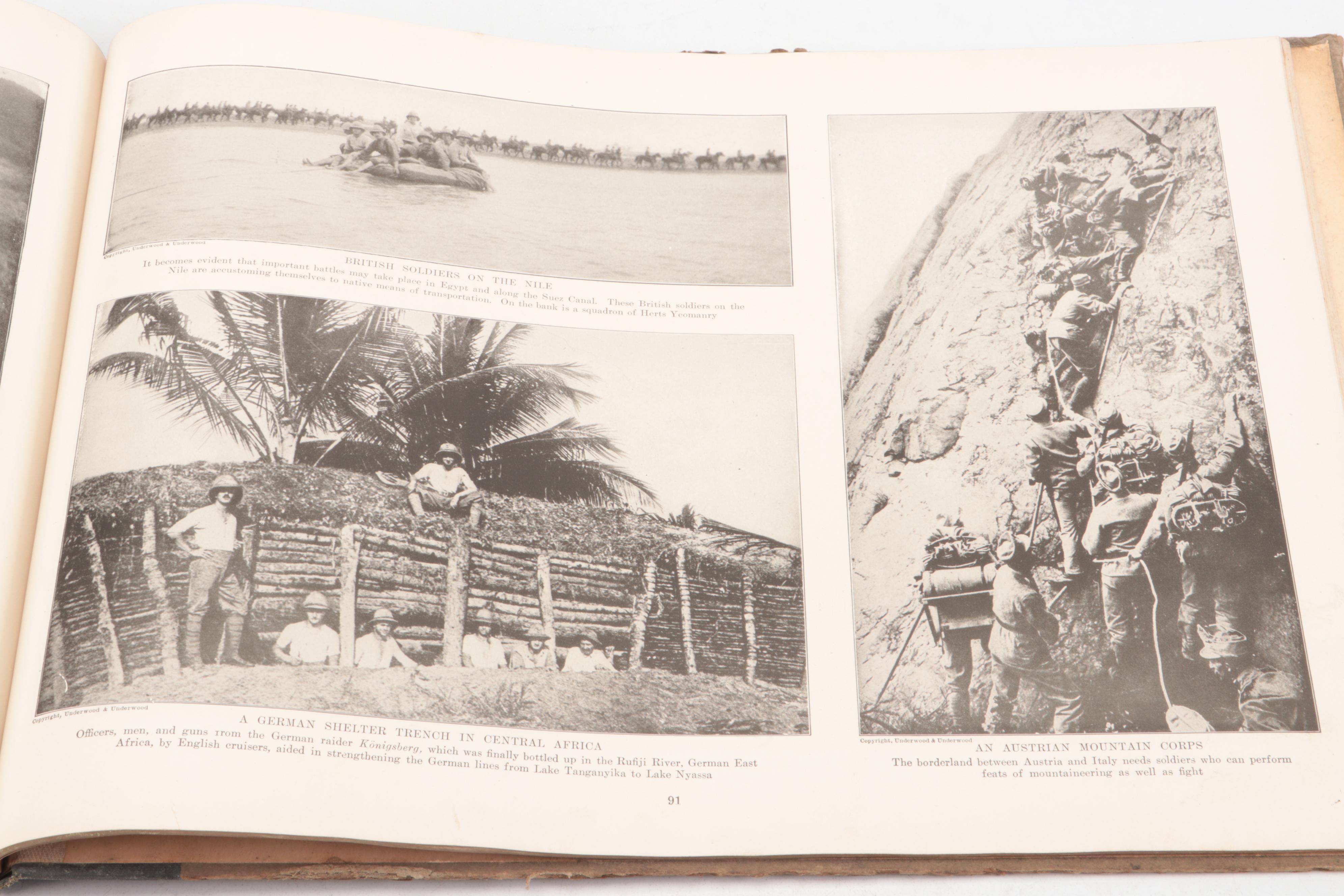 "Collier's Photographic History of the European War" by Reynolds and Taylor