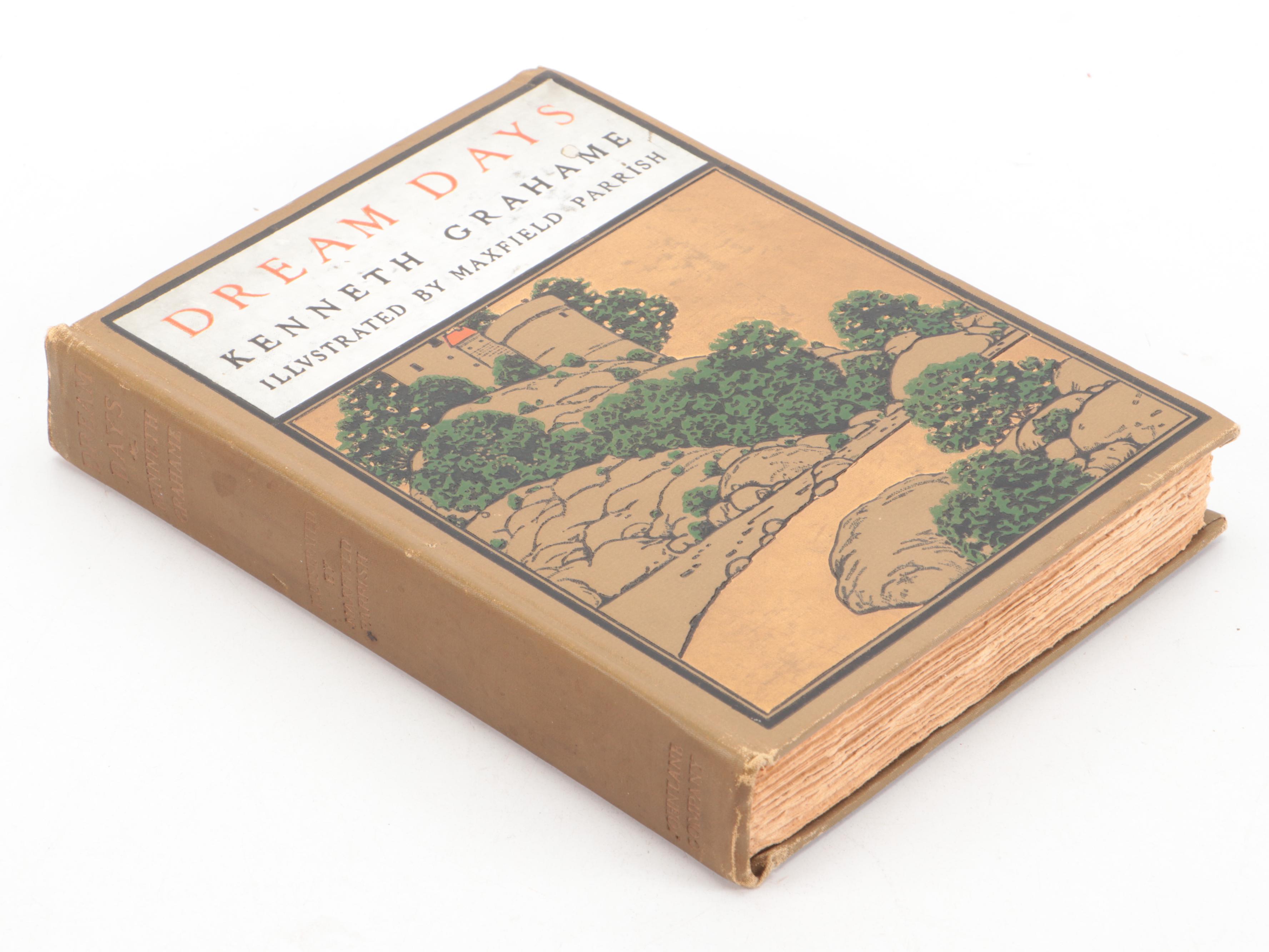 Maxfield Parrish illustrated “Dream Days” by Grahame 1902, "Arabian Nights" 1948