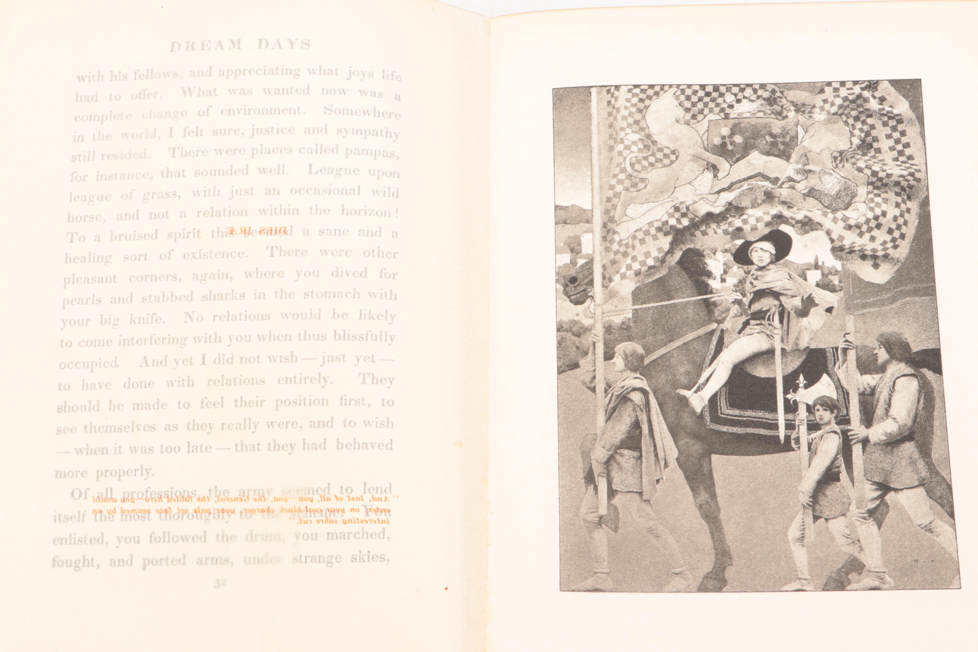 Maxfield Parrish illustrated “Dream Days” by Grahame 1902, "Arabian Nights" 1948