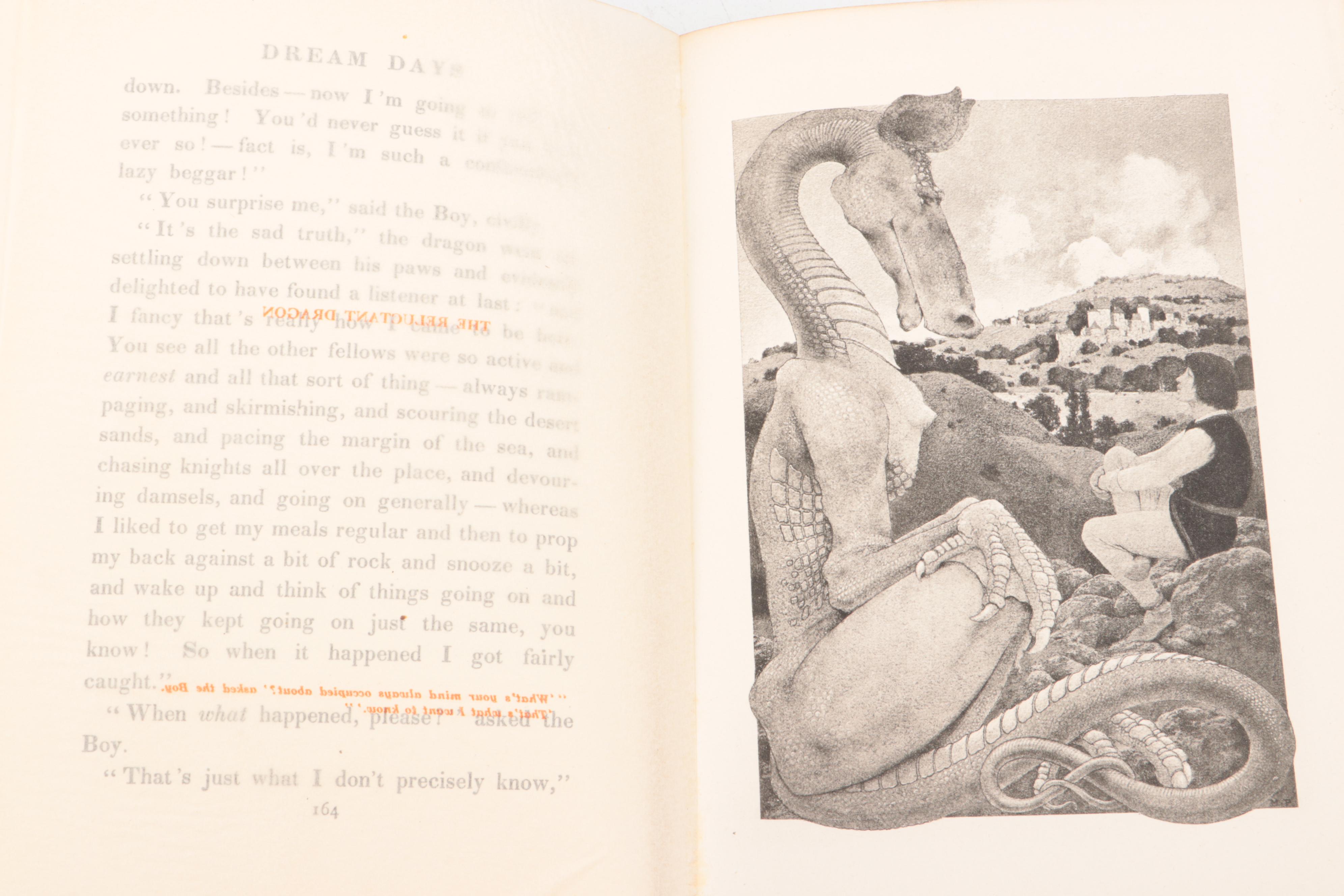 Maxfield Parrish illustrated “Dream Days” by Grahame 1902, "Arabian Nights" 1948