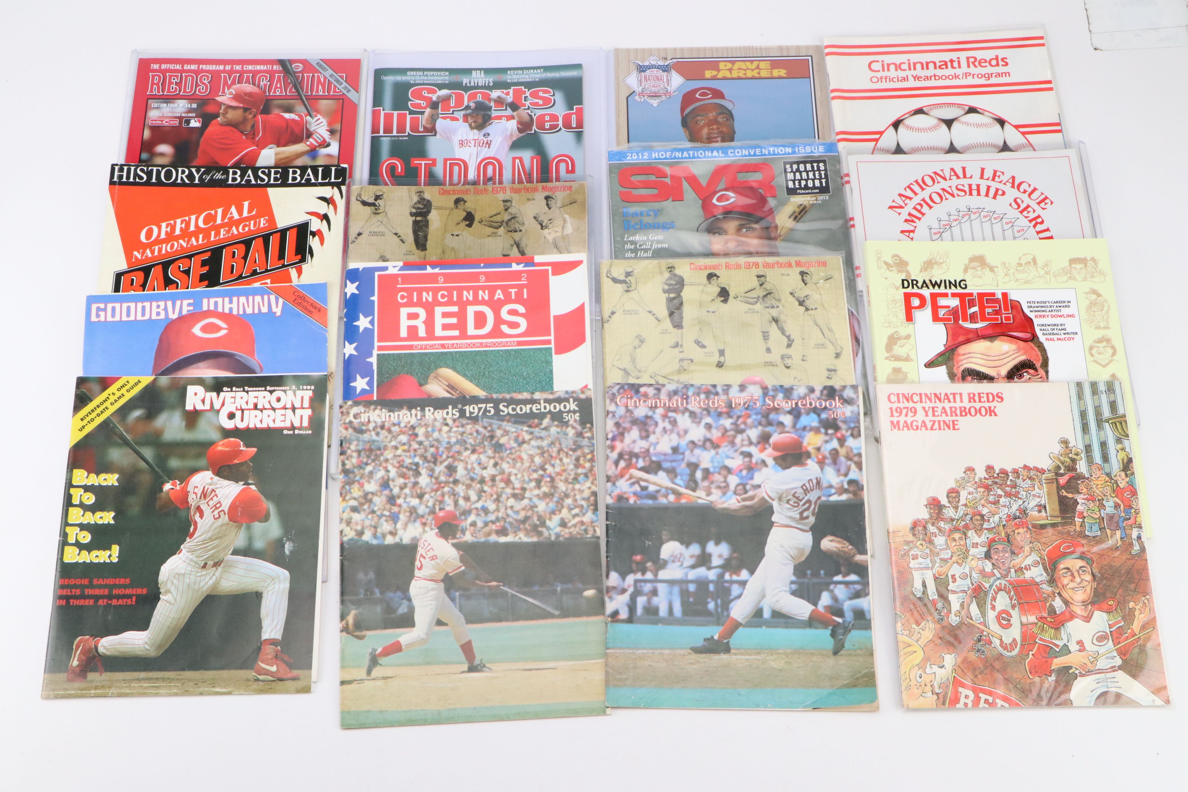 Cincinnati Reds Baseball Programs & Yearbooks Featuring 1976 World Series, More