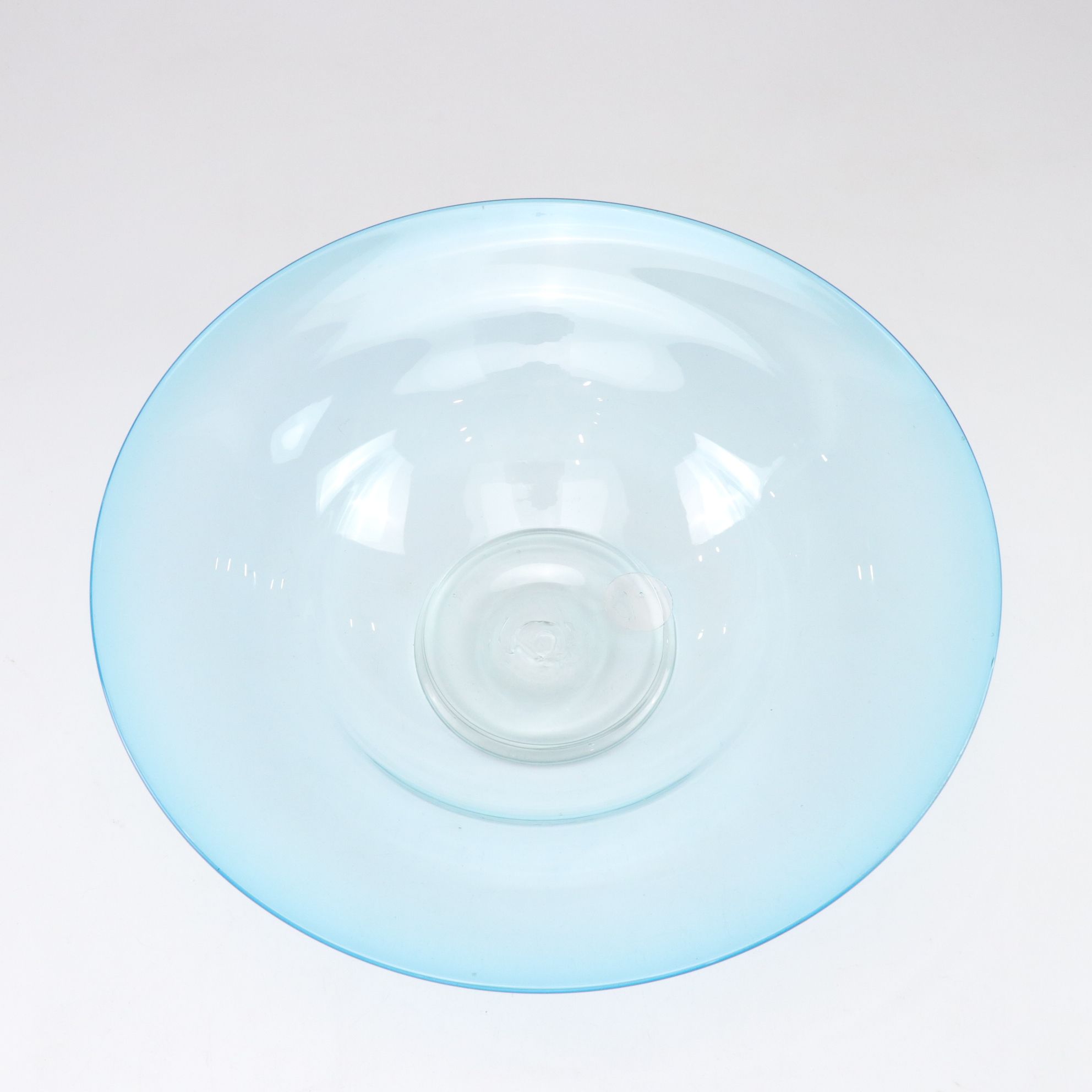 Cerulean Rim Margarita Glasses and Centerpiece Bowl with Swirl Glass Coasters